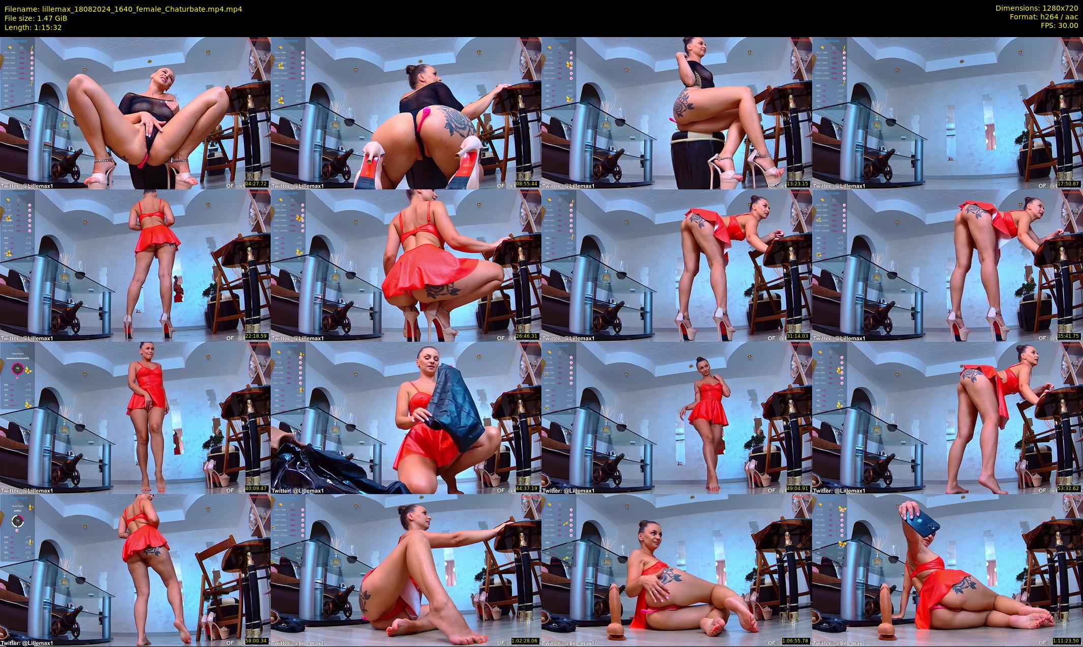 lillemax — 76 minute Chaturbate female cam show recording, 720p, Aug 18, 2024