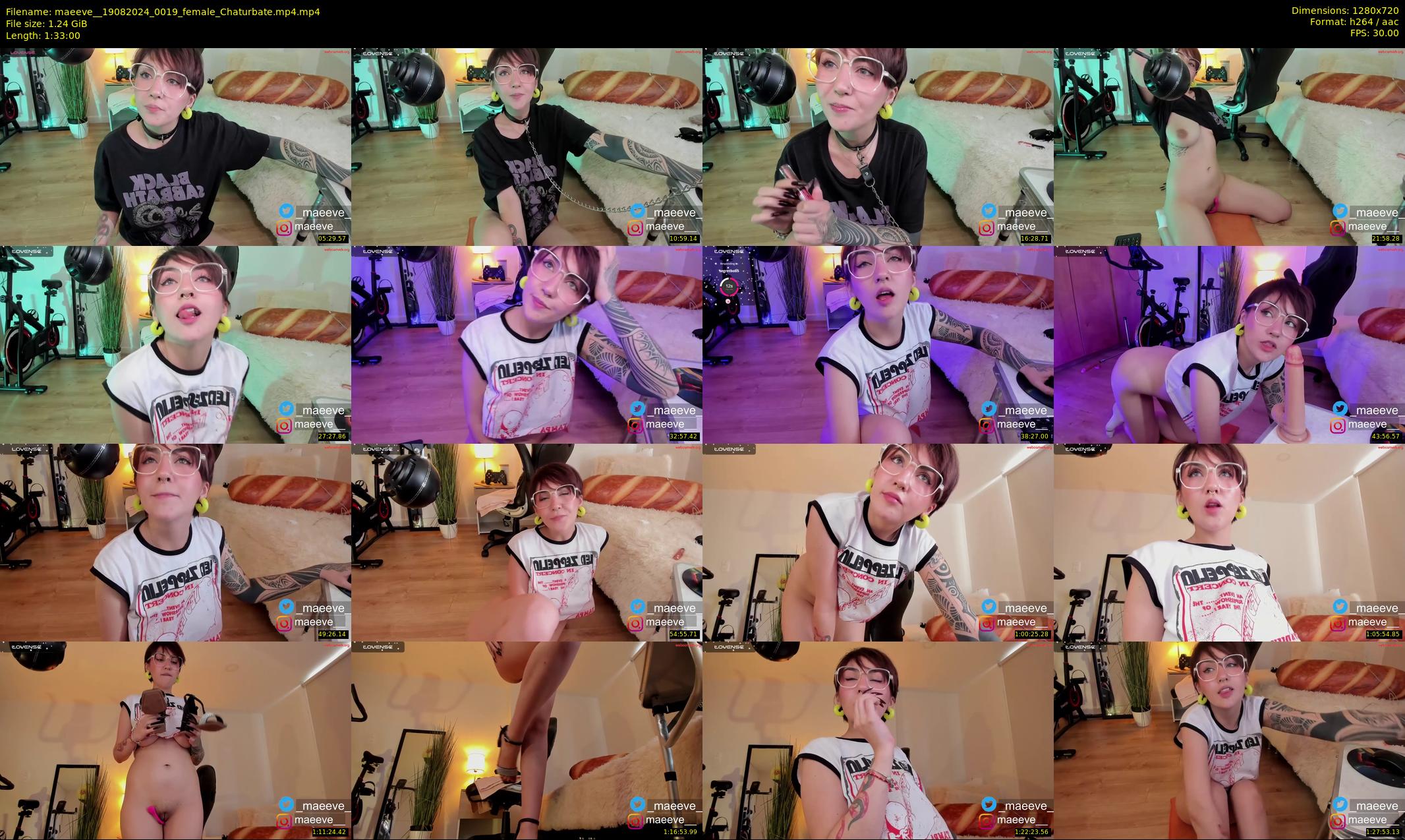 maeeve_ — 93 minute Chaturbate female cam show recording, 720p, Aug 19, 2024