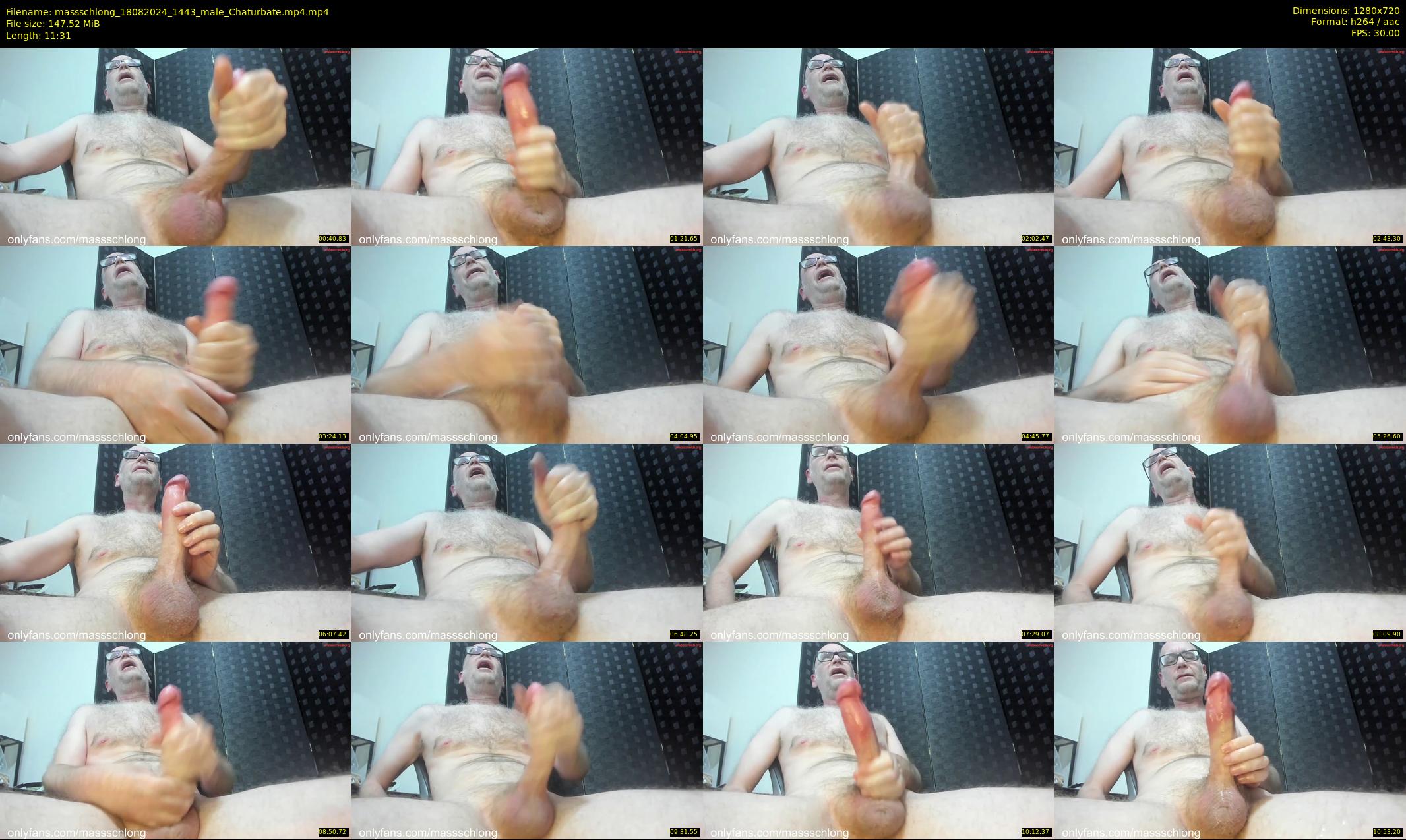 massschlong — 12 minute Chaturbate male cam show recording, 720p, Aug 18, 2024