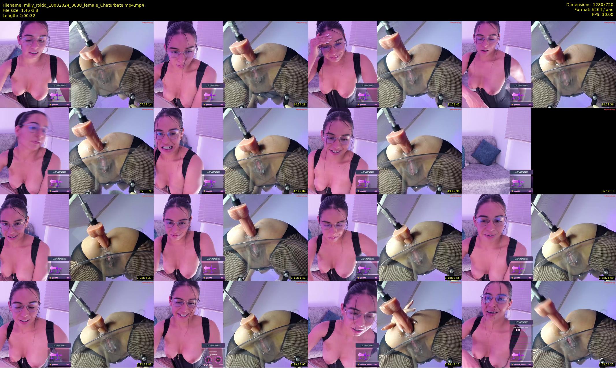 milly_roidd — 121 minute Chaturbate female cam show recording, 720p, Aug 18, 2024
