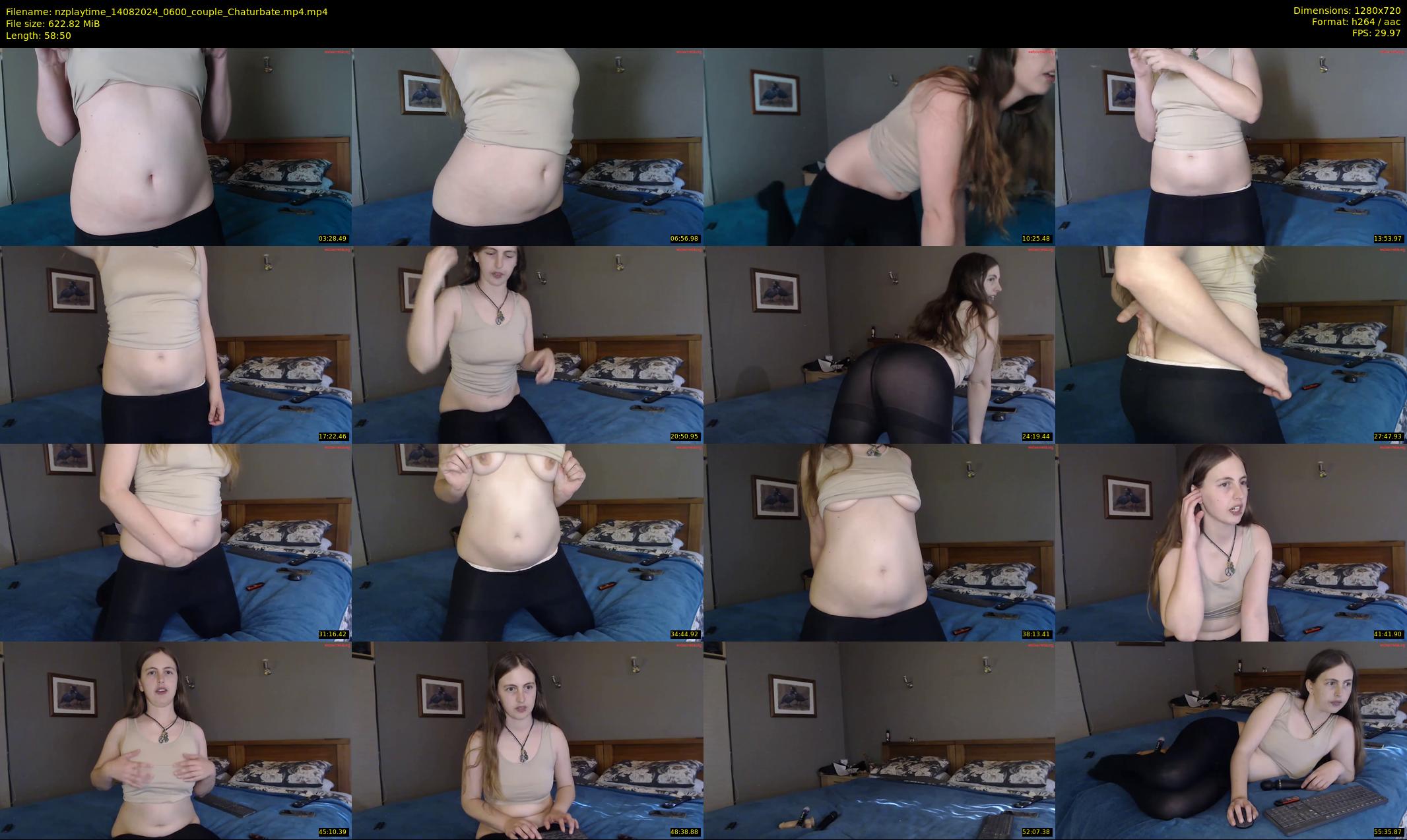 nzplaytime — 59 minute Chaturbate couple cam show recording, 720p, Aug 14, 2024