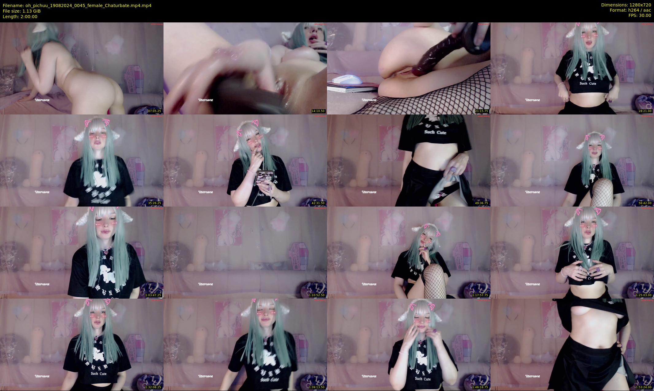 oh_pichuu — 120 minute Chaturbate female cam show recording, 720p, Aug 19, 2024