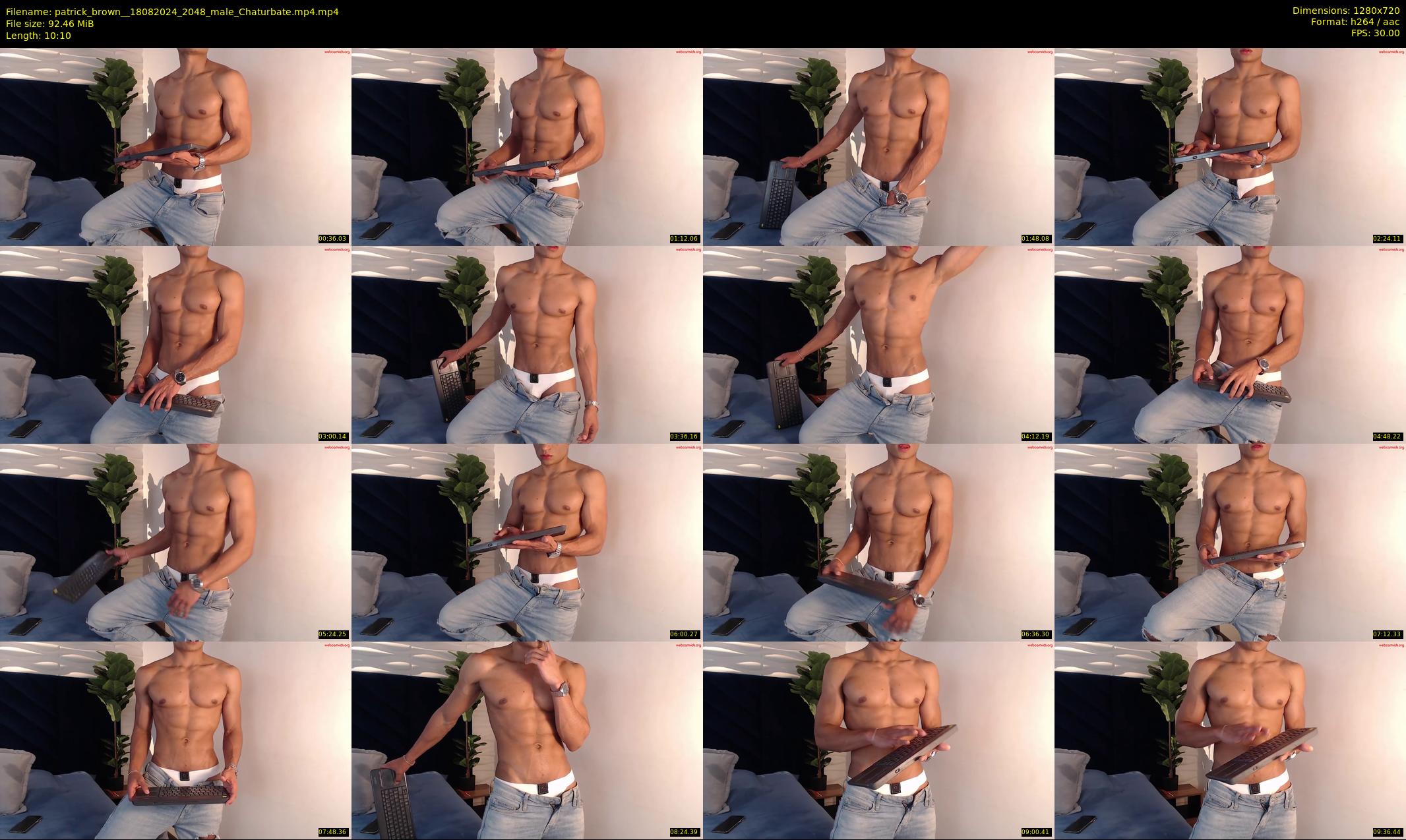 patrick_brown_ — 11 minute Chaturbate male cam show recording, 720p, Aug 18, 2024