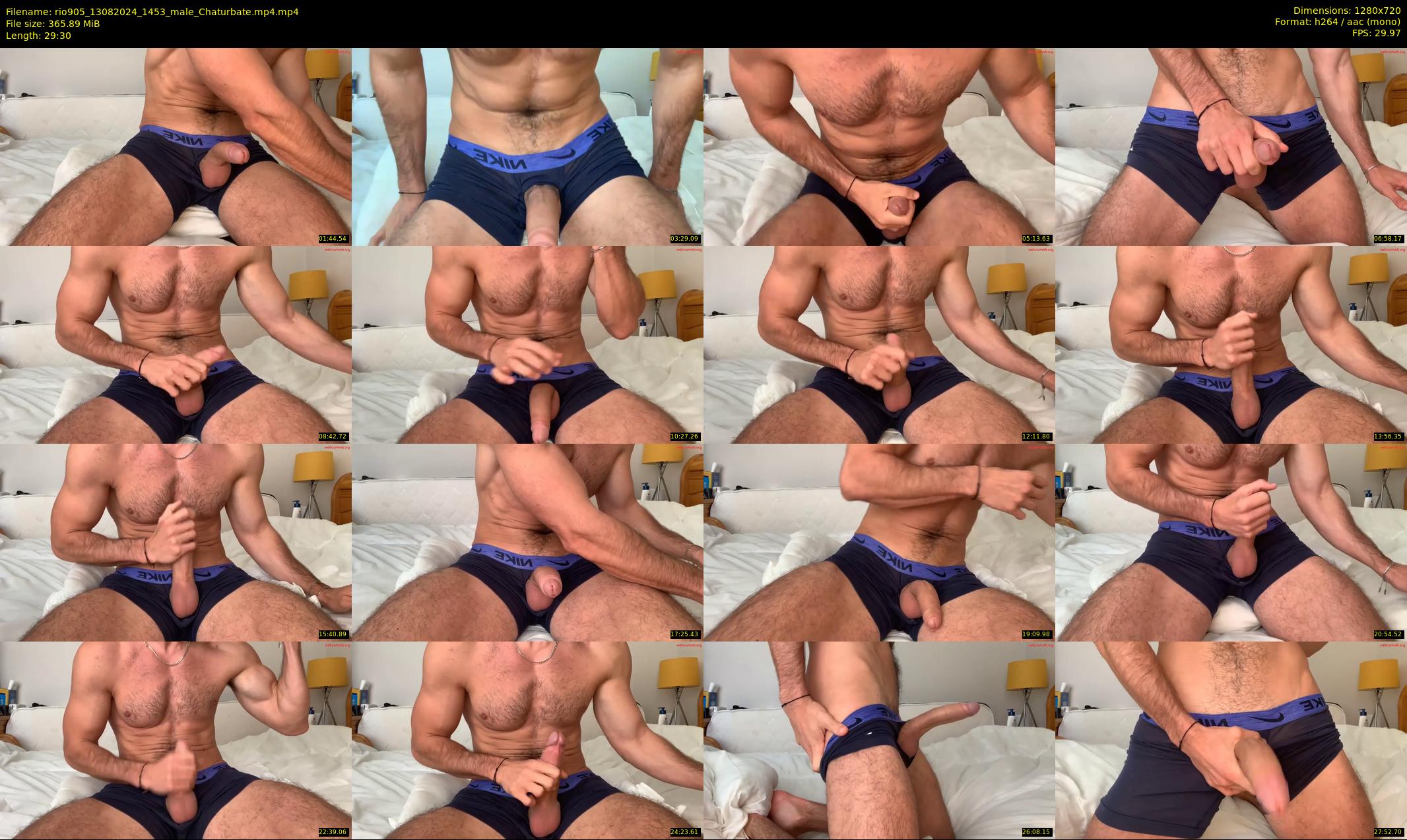 rio905 — 30 minute Chaturbate male cam show recording, 720p, Aug 13, 2024