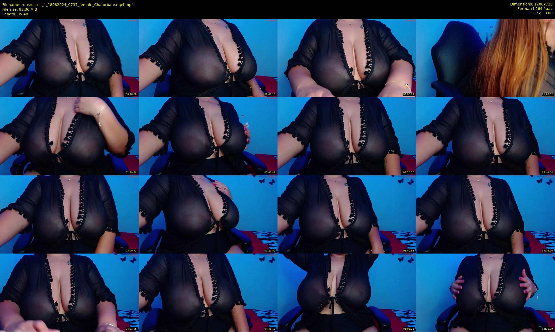 rousrossell_4 — 6 minute Chaturbate female cam show recording, 720p, Aug 18, 2024
