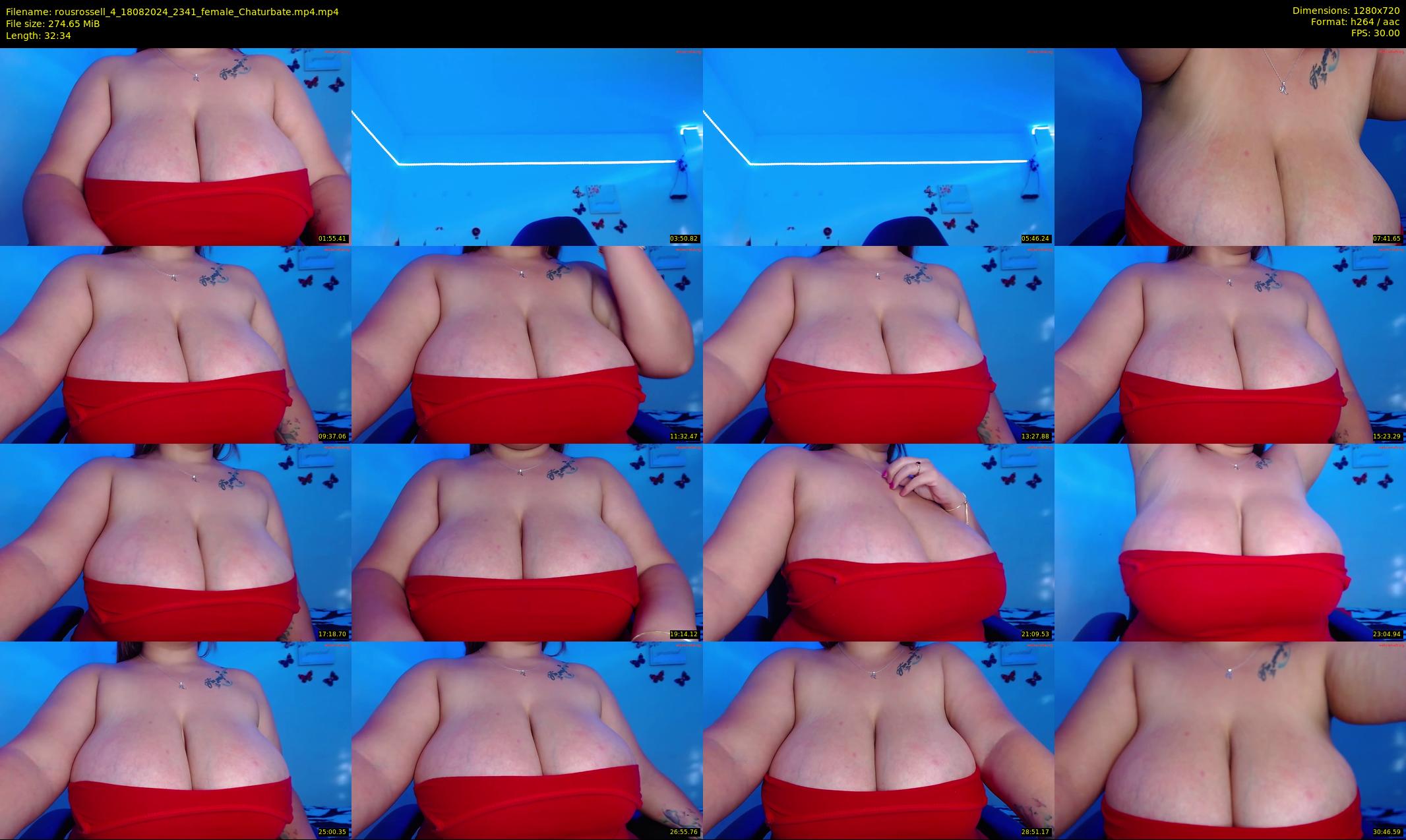 rousrossell_4 — 33 minute Chaturbate female cam show recording, 720p, Aug 18, 2024