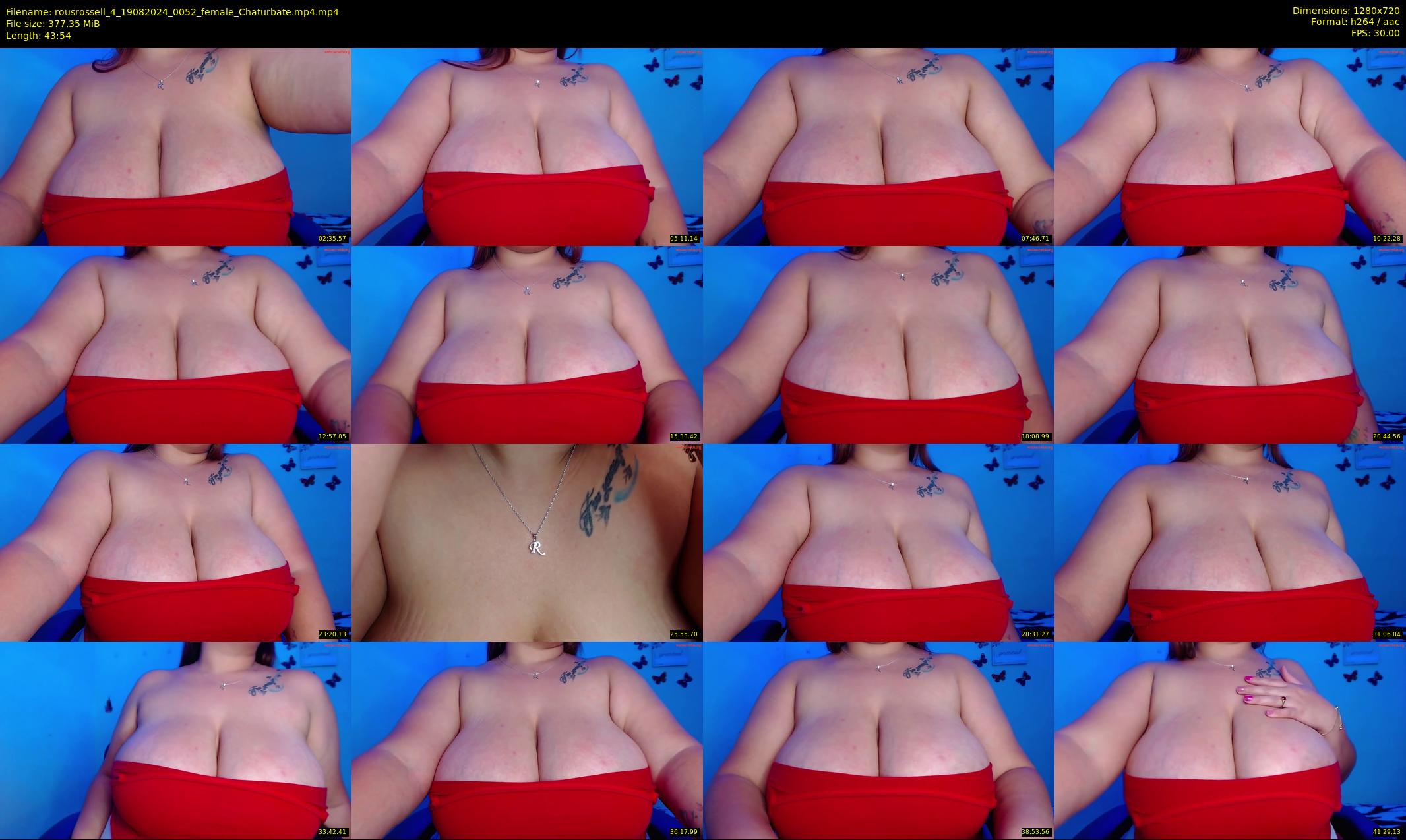 rousrossell_4 — 44 minute Chaturbate female cam show recording, 720p, Aug 19, 2024
