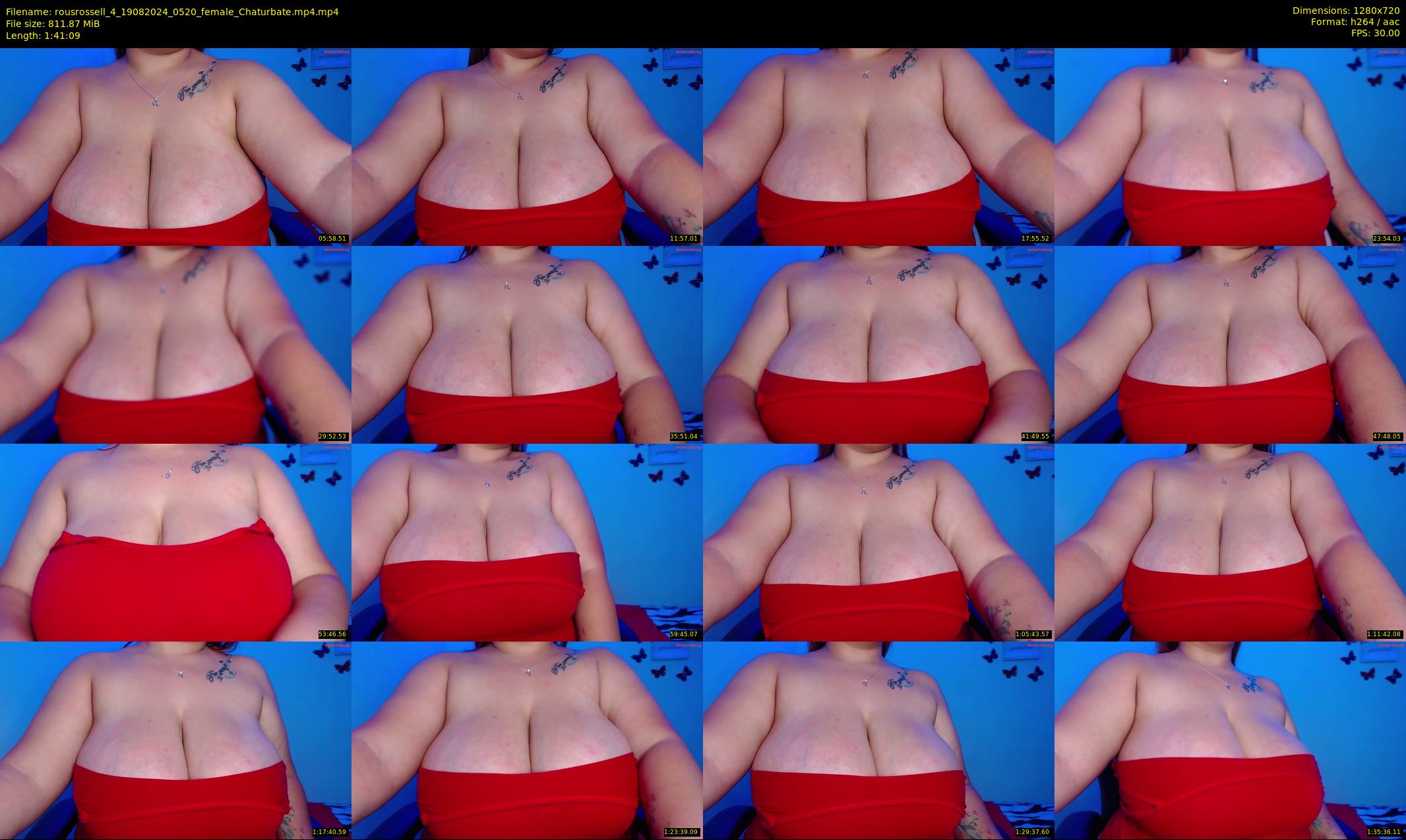rousrossell_4 — 102 minute Chaturbate female cam show recording, 720p, Aug 19, 2024