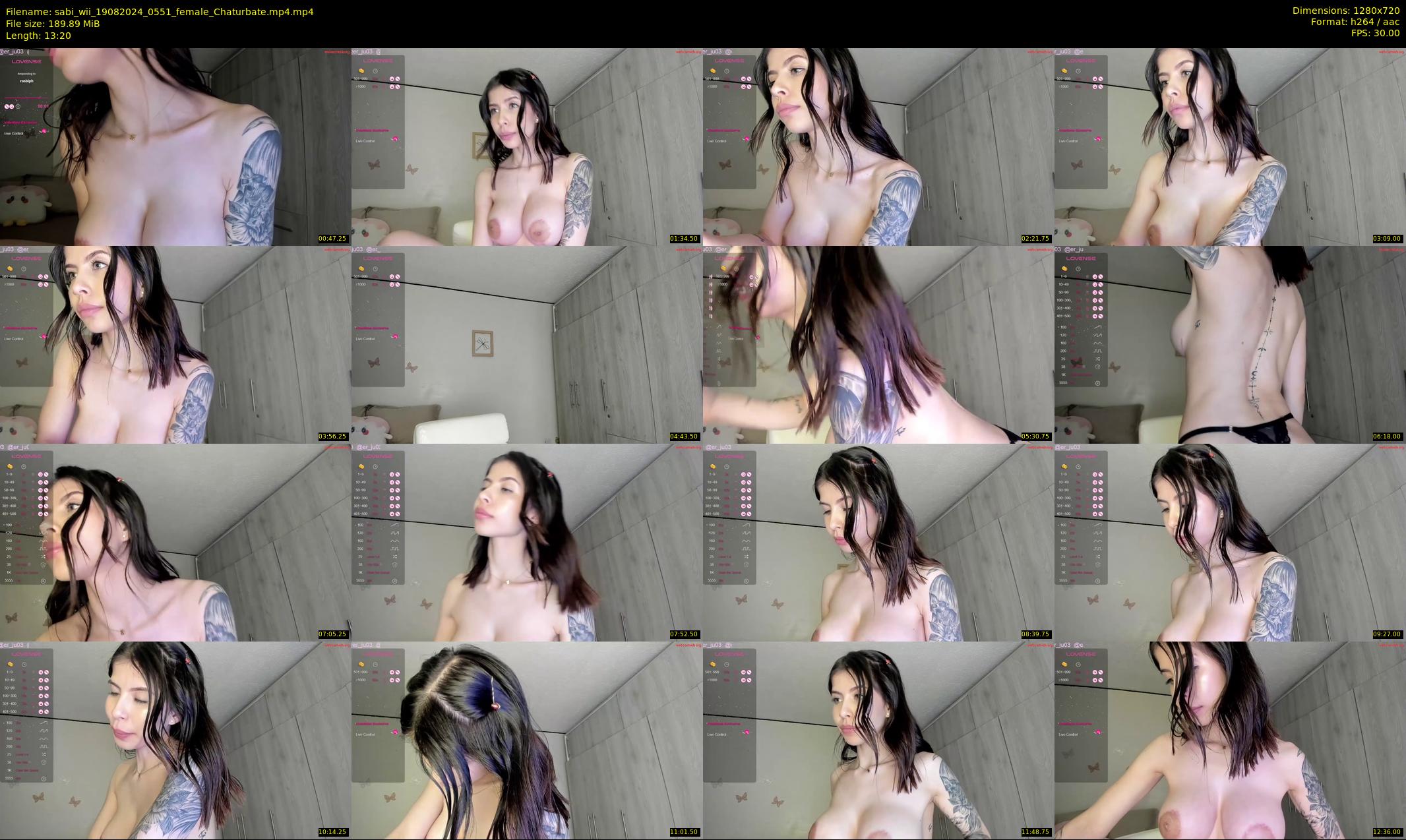 sabi_wii — 14 minute Chaturbate female cam show recording, 720p, Aug 19, 2024