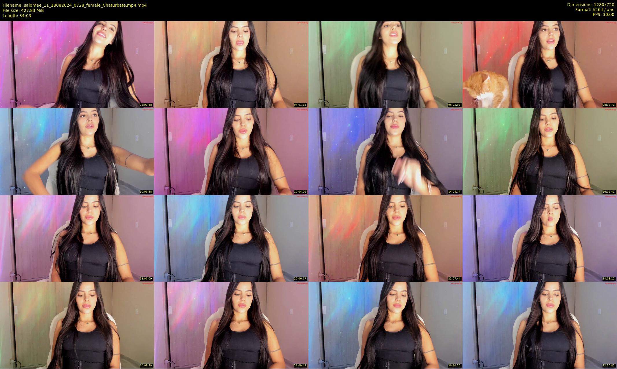 salomee_11 — 35 minute Chaturbate female cam show recording, 720p, Aug 18, 2024