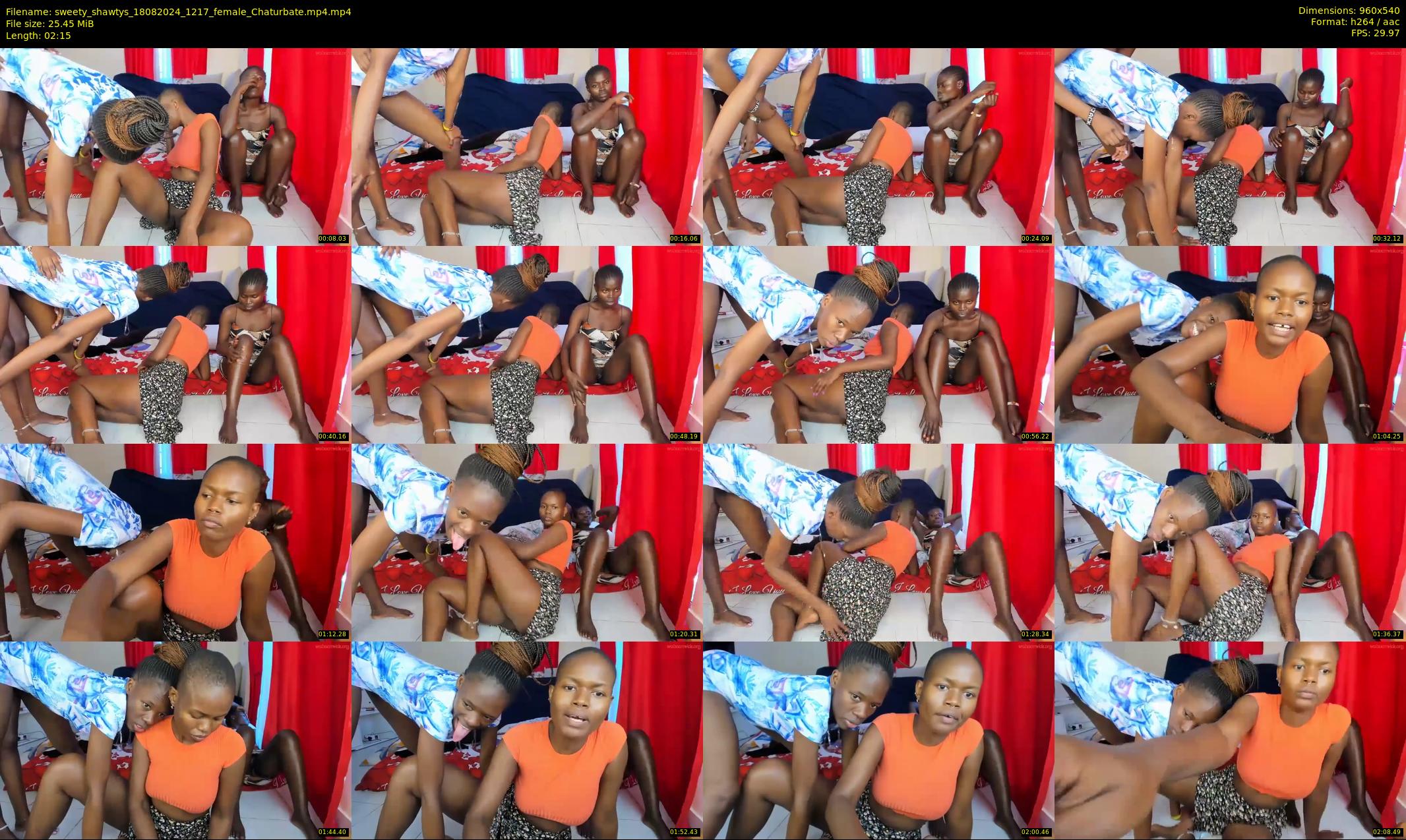 sweety_shawtys — 3 minute Chaturbate female cam show recording, 480p, Aug 18, 2024