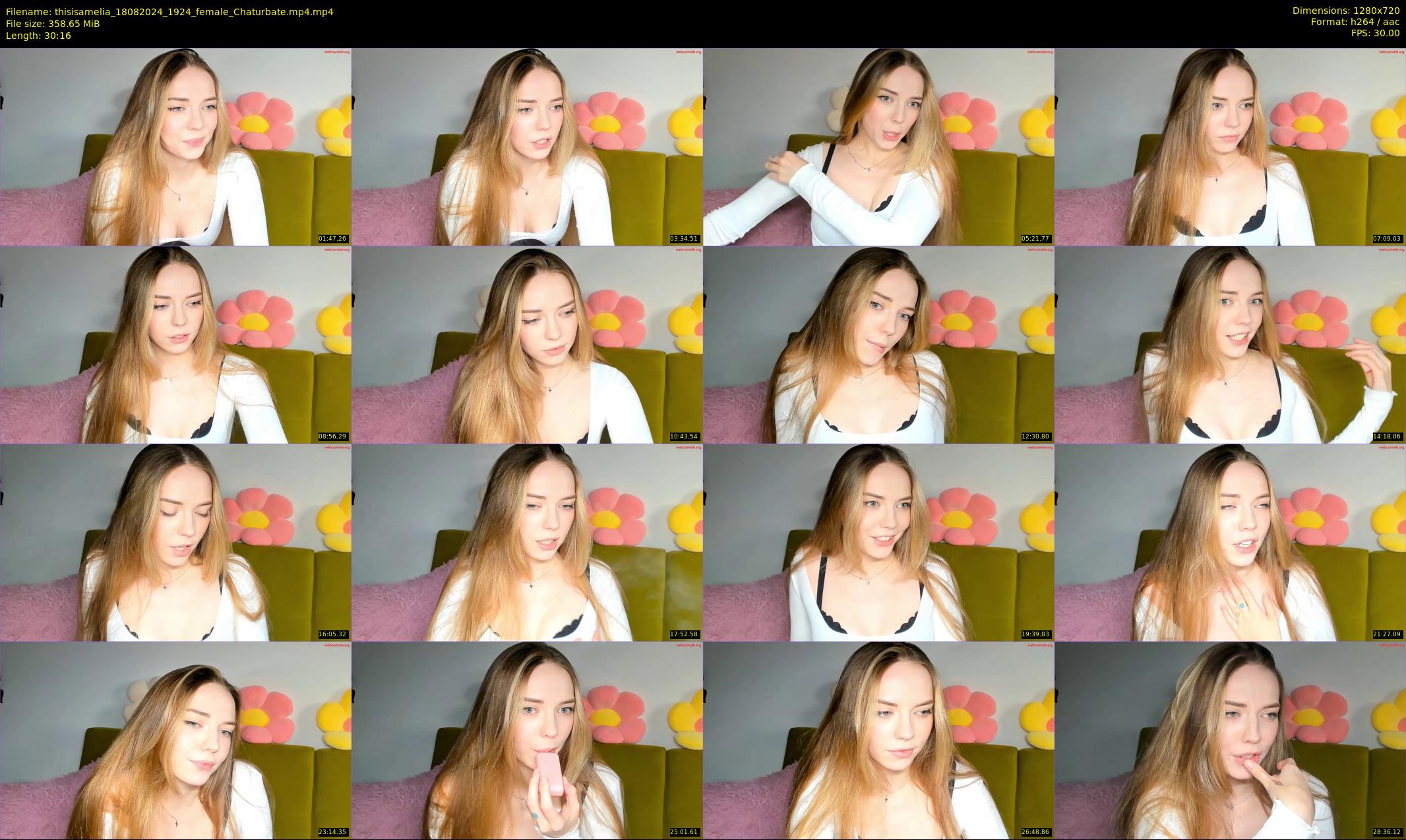 thisisamelia — 31 minute Chaturbate female cam show recording, 720p, Aug 18, 2024