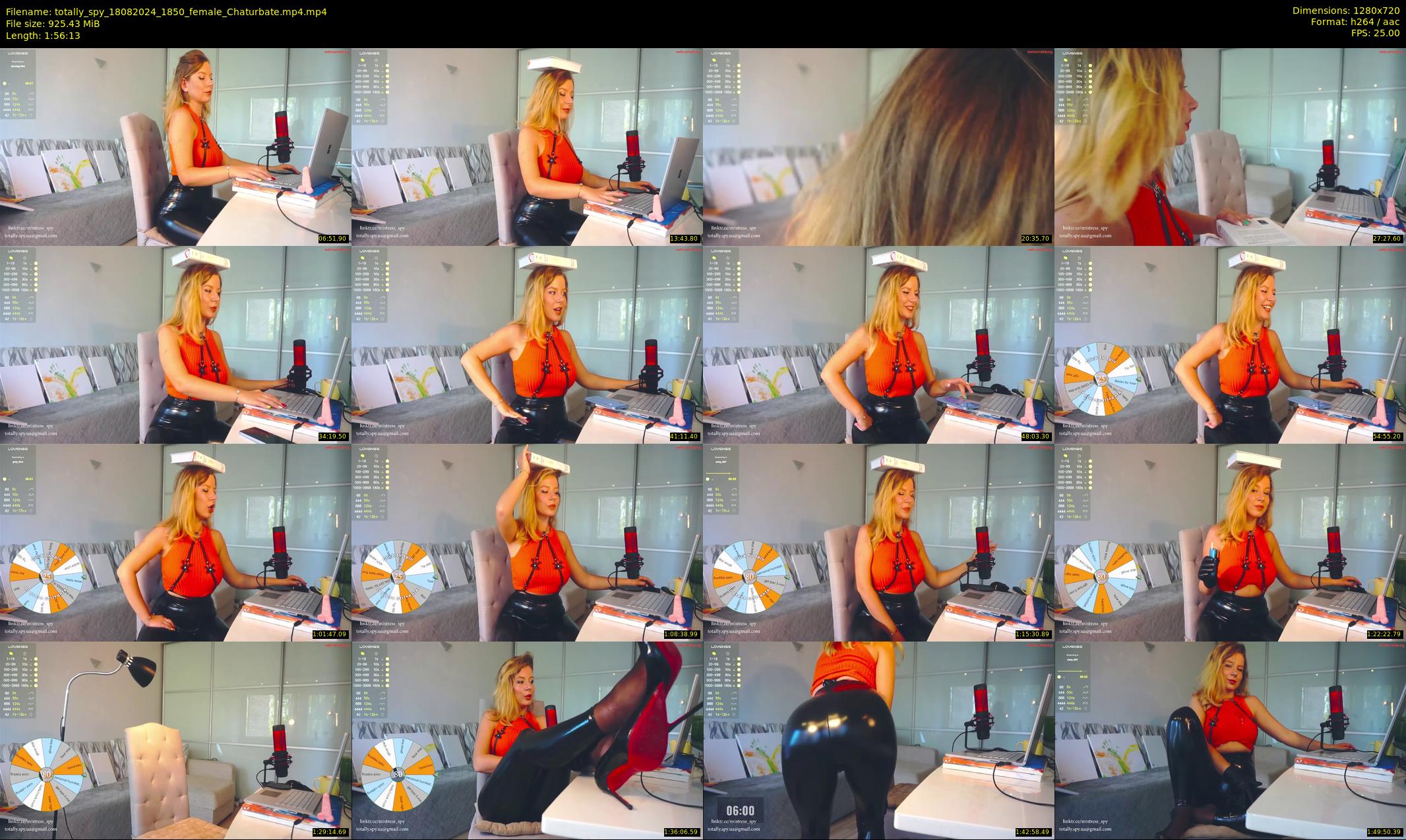 totally_spy — 117 minute Chaturbate female cam show recording, 720p, Aug 18, 2024