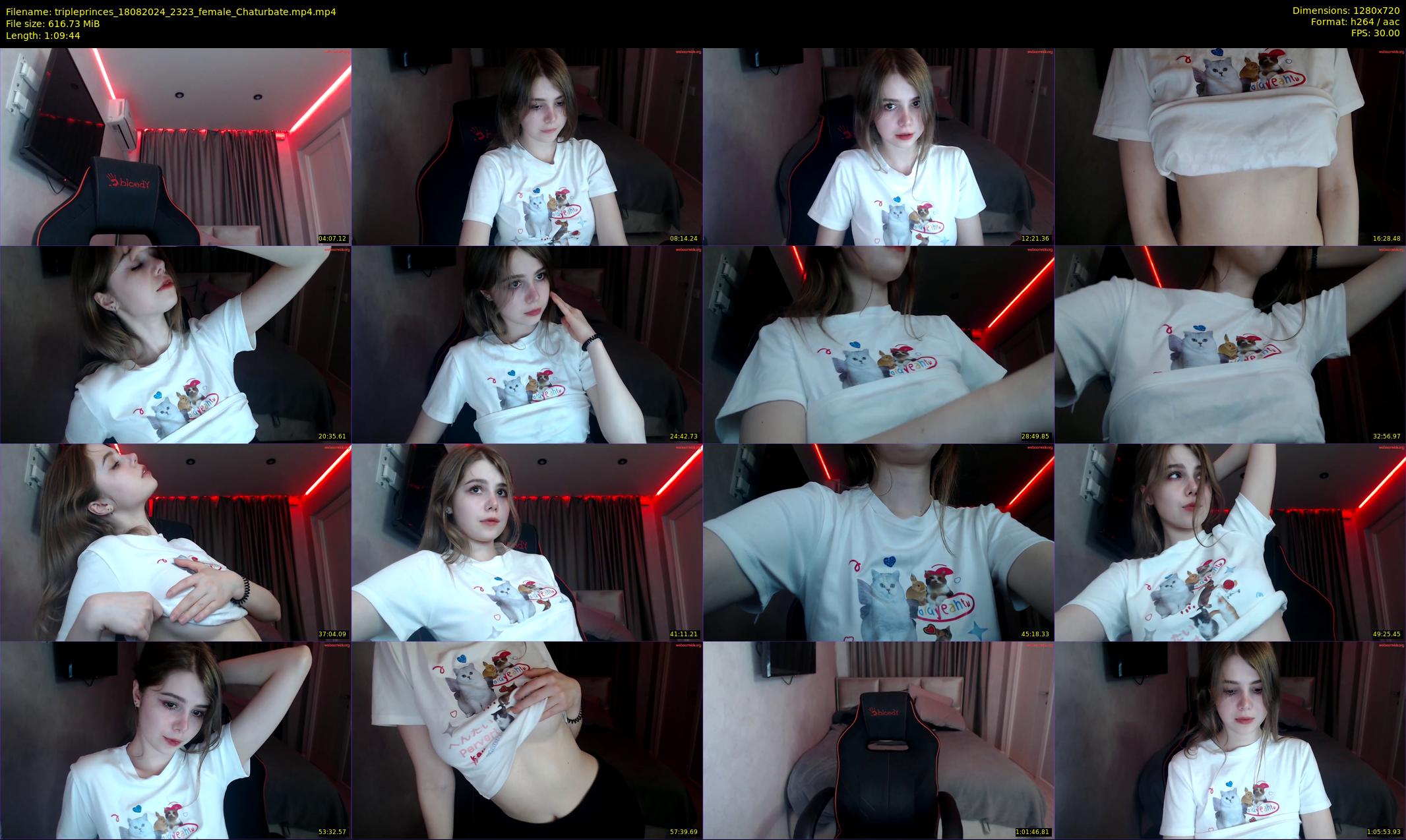 tripleprinces — 70 minute Chaturbate female cam show recording, 720p, Aug 18, 2024