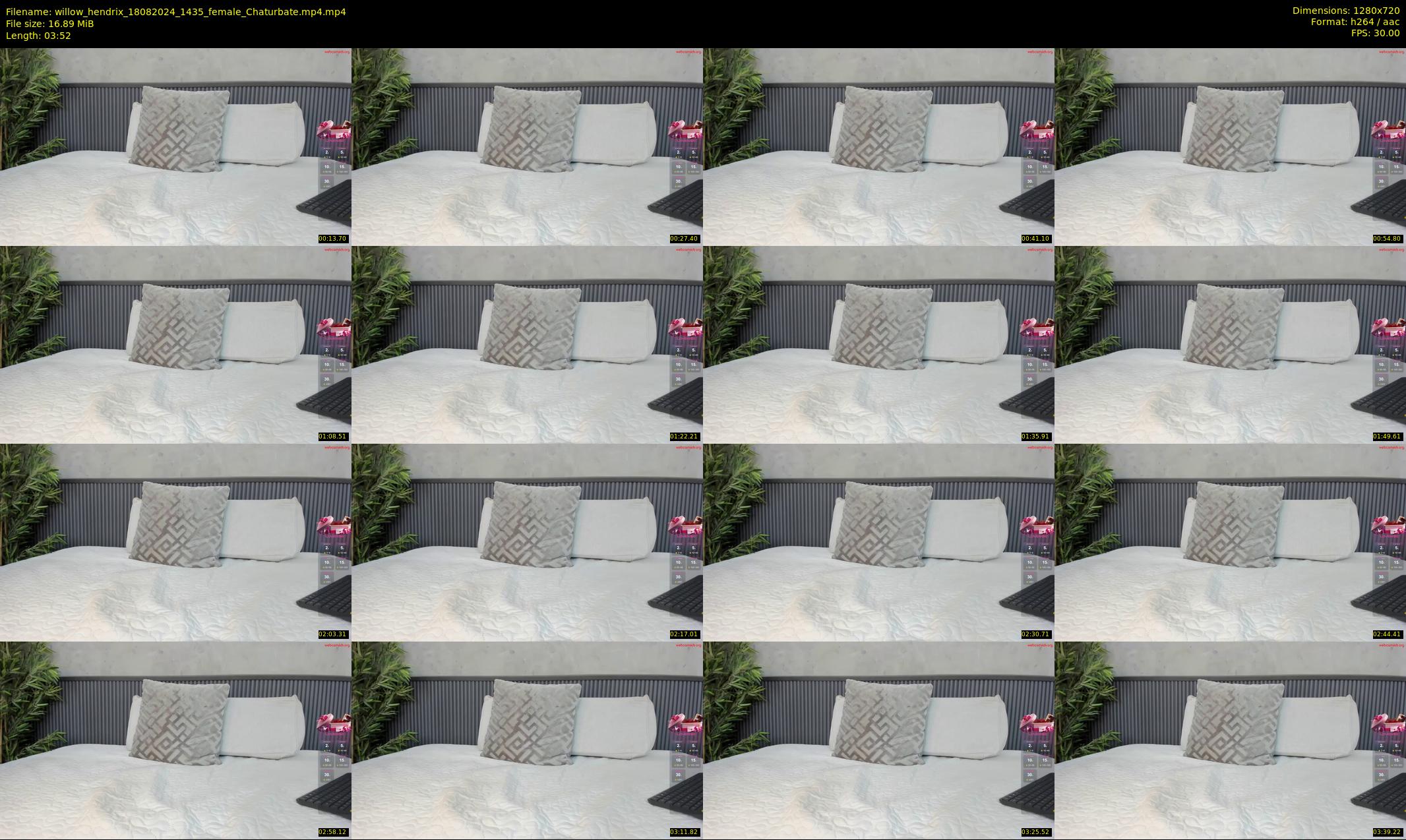 willow_hendrix — 4 minute Chaturbate female cam show recording, 720p, Aug 18, 2024