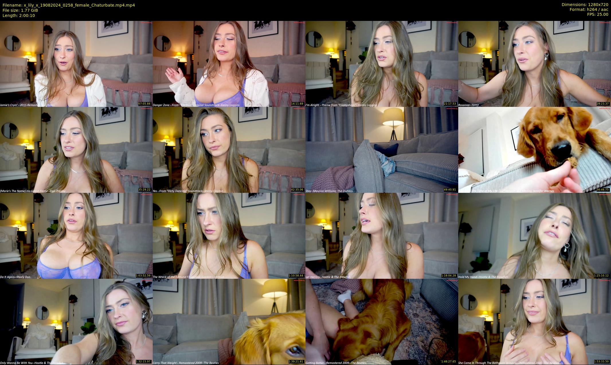 x_lily_x — 121 minute Chaturbate female cam show recording, 720p, Aug 19, 2024