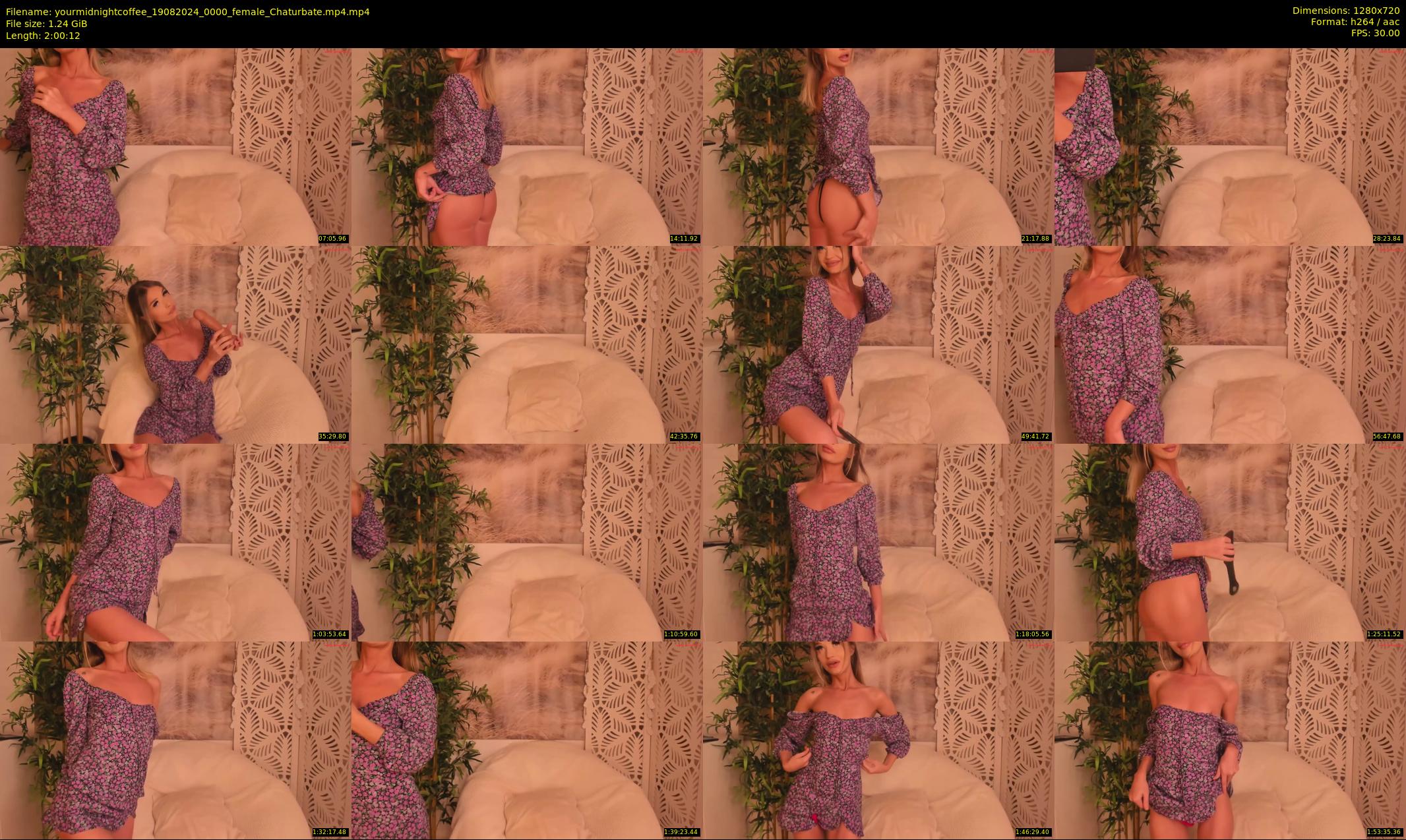 yourmidnightcoffee — 121 minute Chaturbate female cam show recording, 720p, Aug 19, 2024