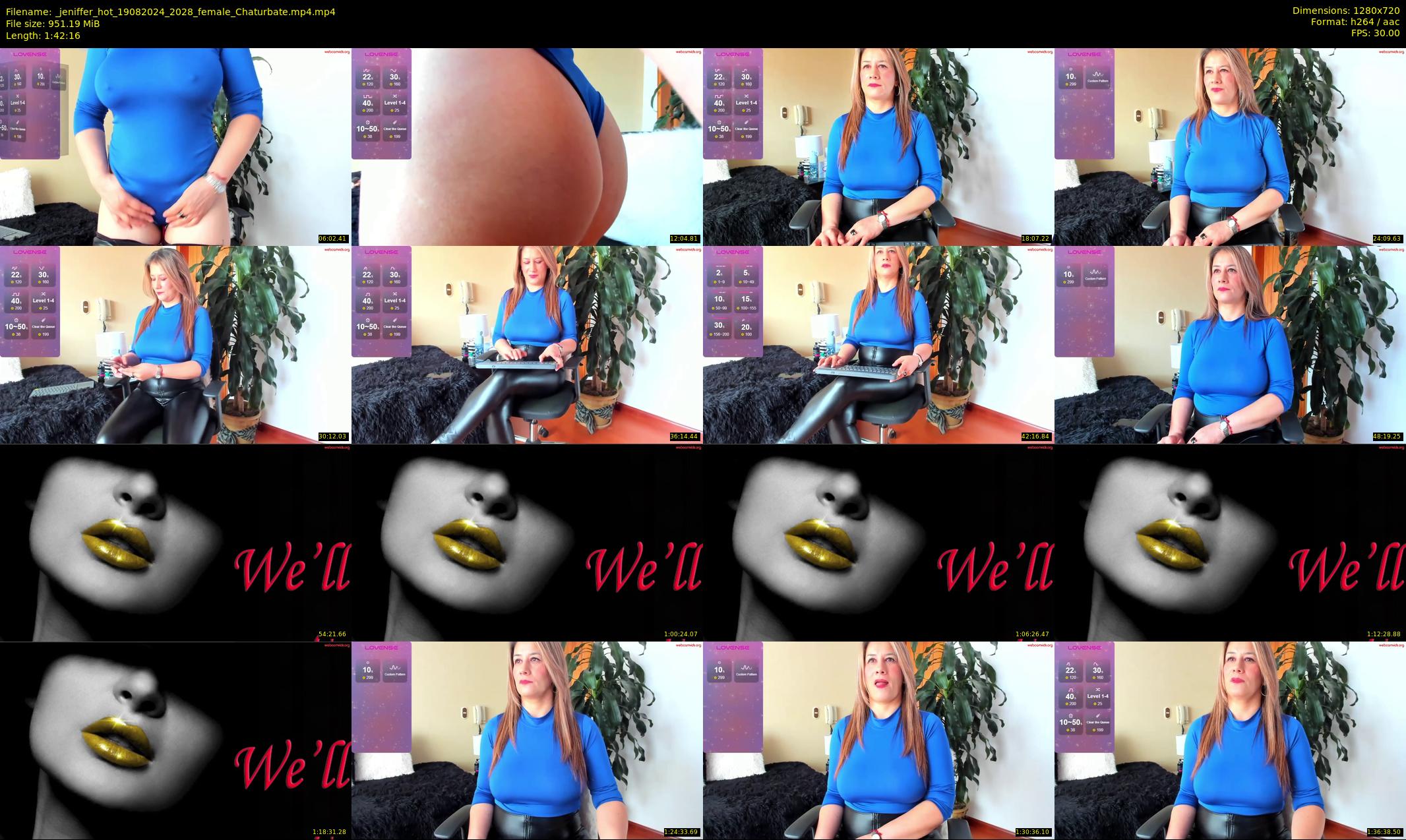 _jeniffer_hot — 103 minute Chaturbate female cam show recording, 720p, Aug 19, 2024
