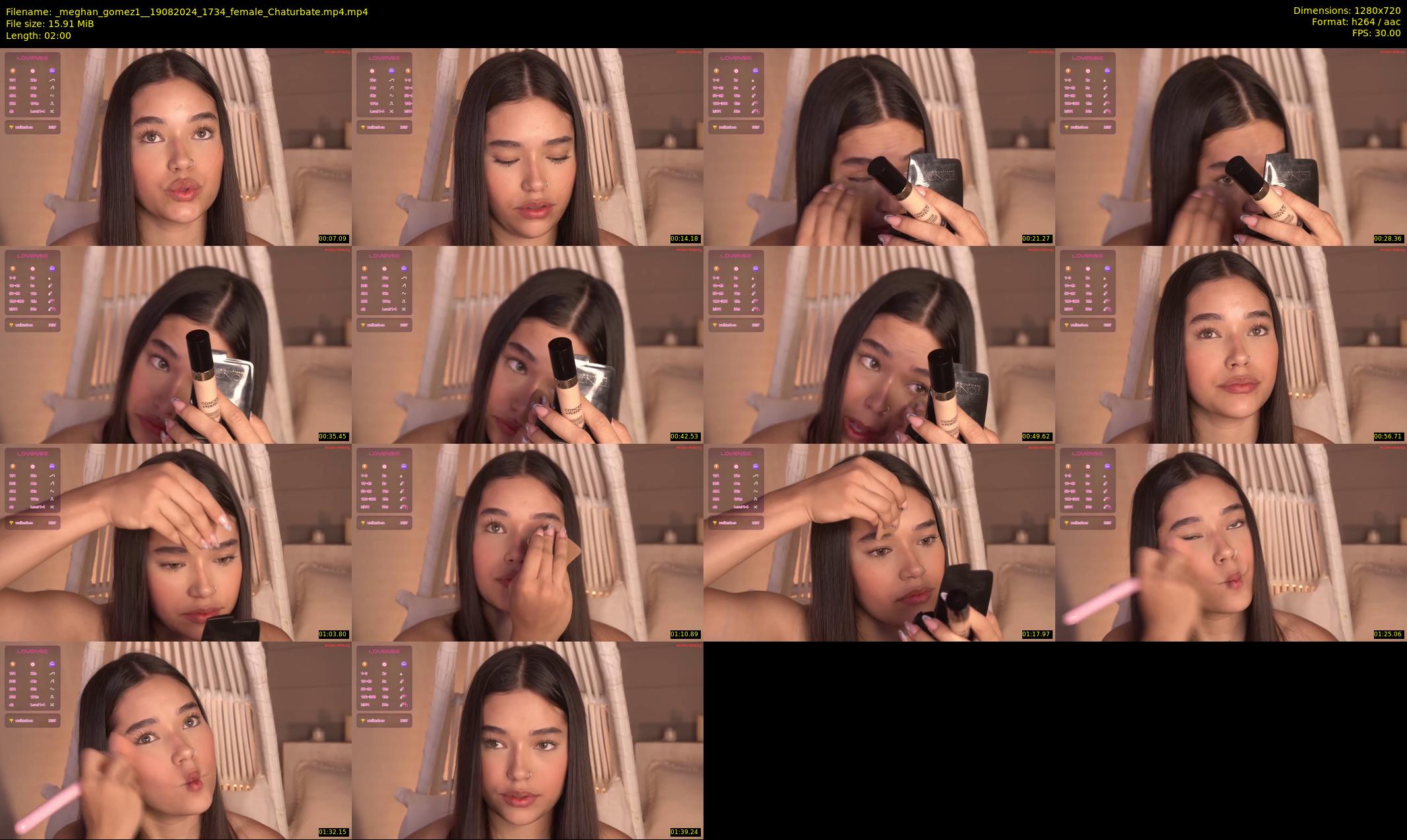 _meghan_gomez1_ — 2 minute Chaturbate female cam show recording, 720p, Aug 19, 2024