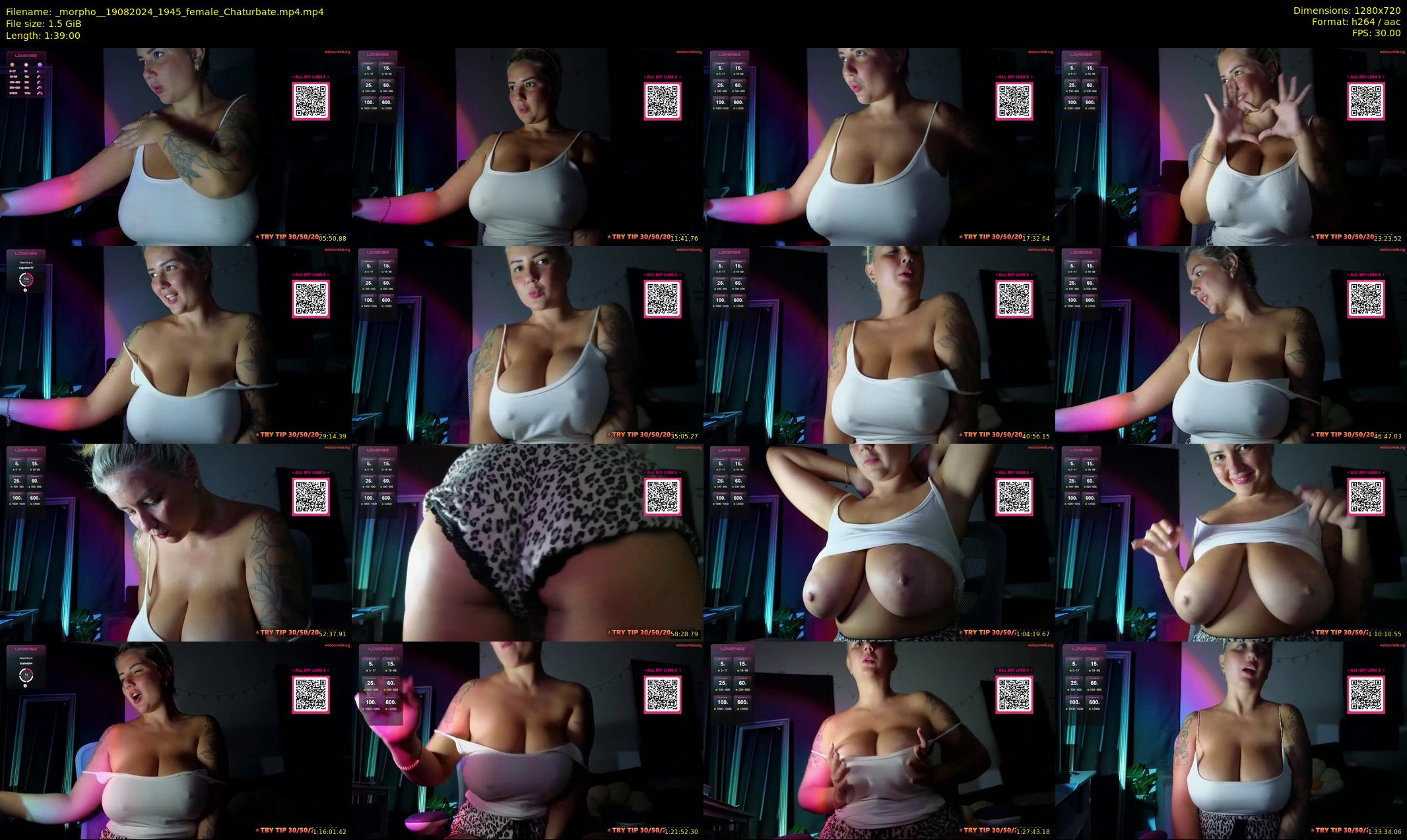 _morpho_ — 99 minute Chaturbate female cam show recording, 720p, Aug 19, 2024