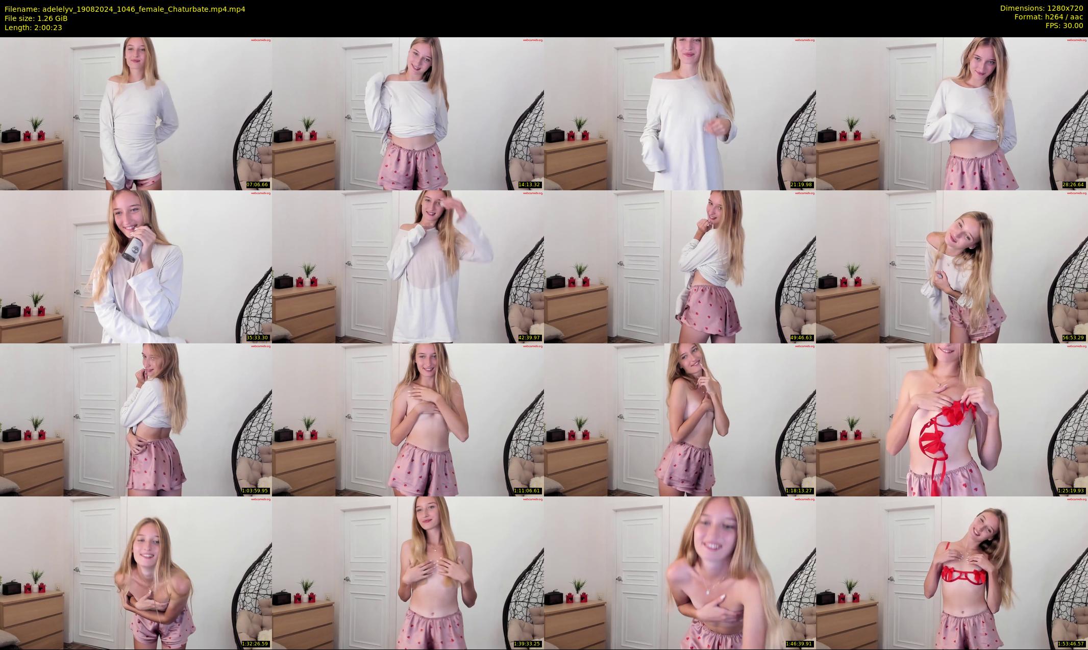 adelelyv — 121 minute Chaturbate female cam show recording, 720p, Aug 19, 2024