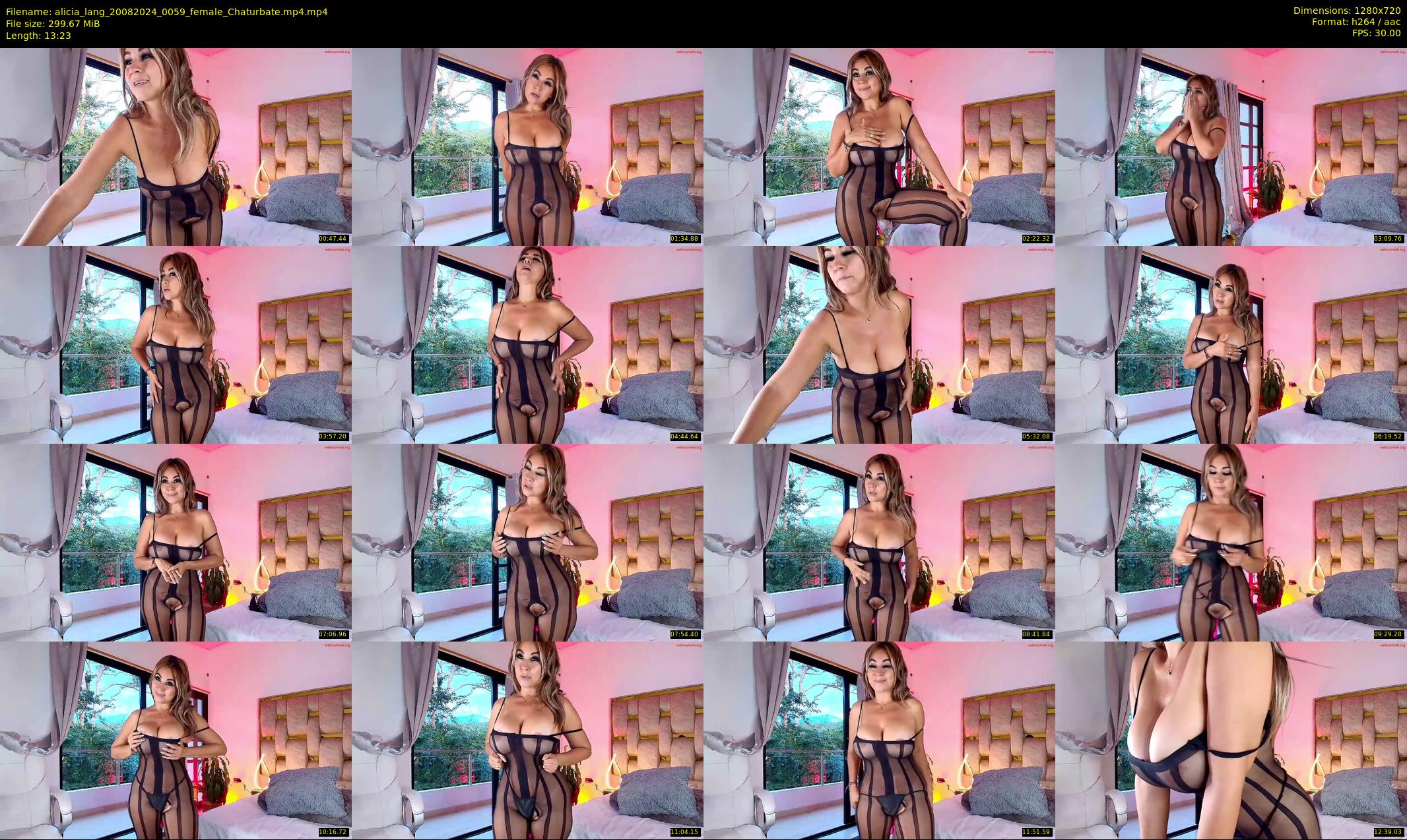 alicia_lang — 14 minute Chaturbate female cam show recording, 720p, Aug 20, 2024