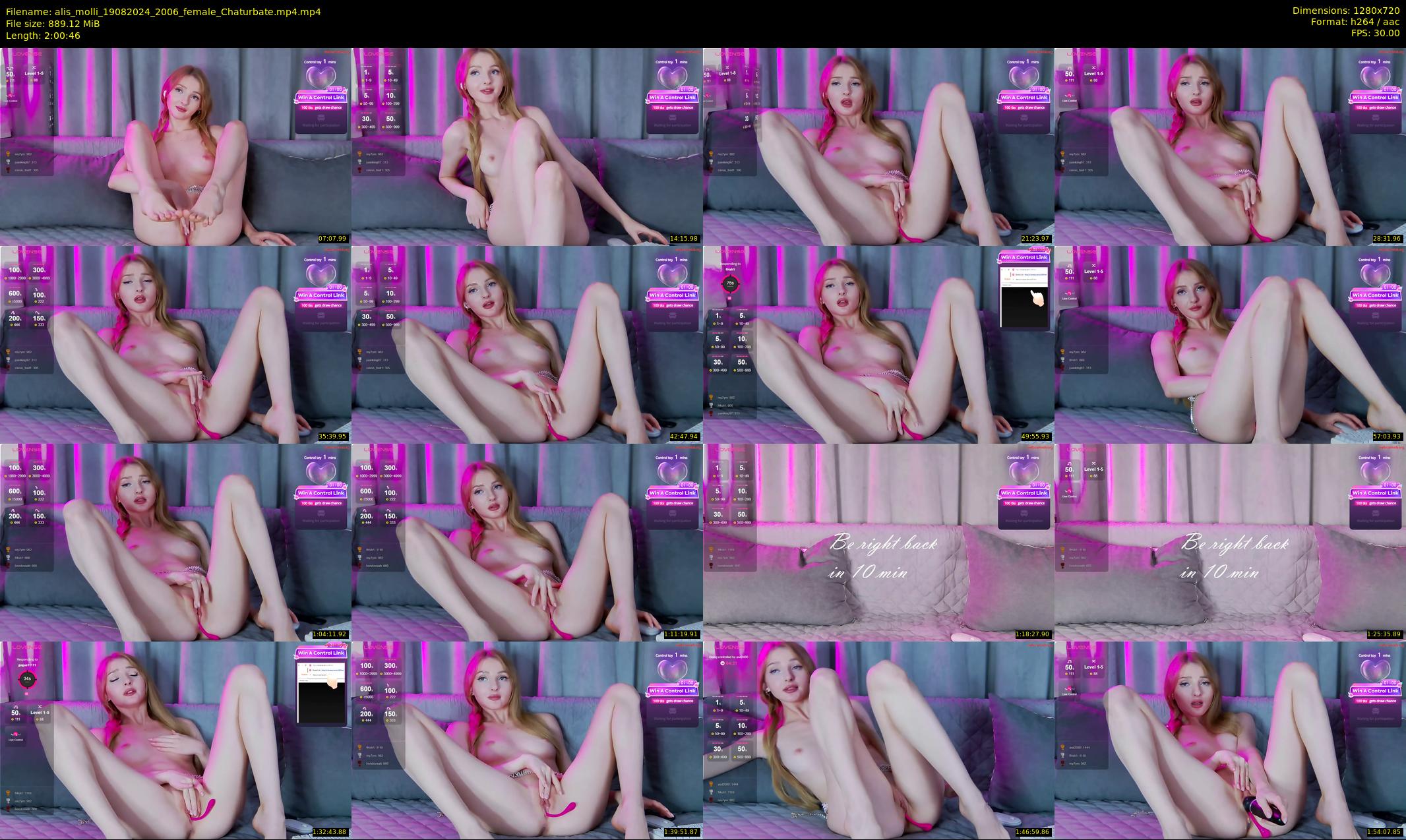alis_molli — 121 minute Chaturbate female cam show recording, 720p, Aug 19, 2024