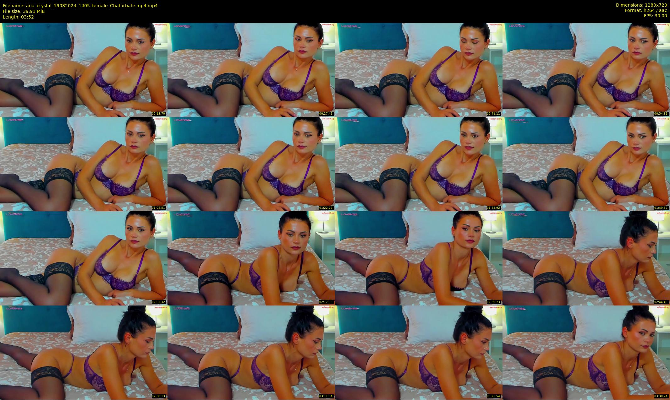 ana_crystal — 4 minute Chaturbate female cam show recording, 720p, Aug 19, 2024