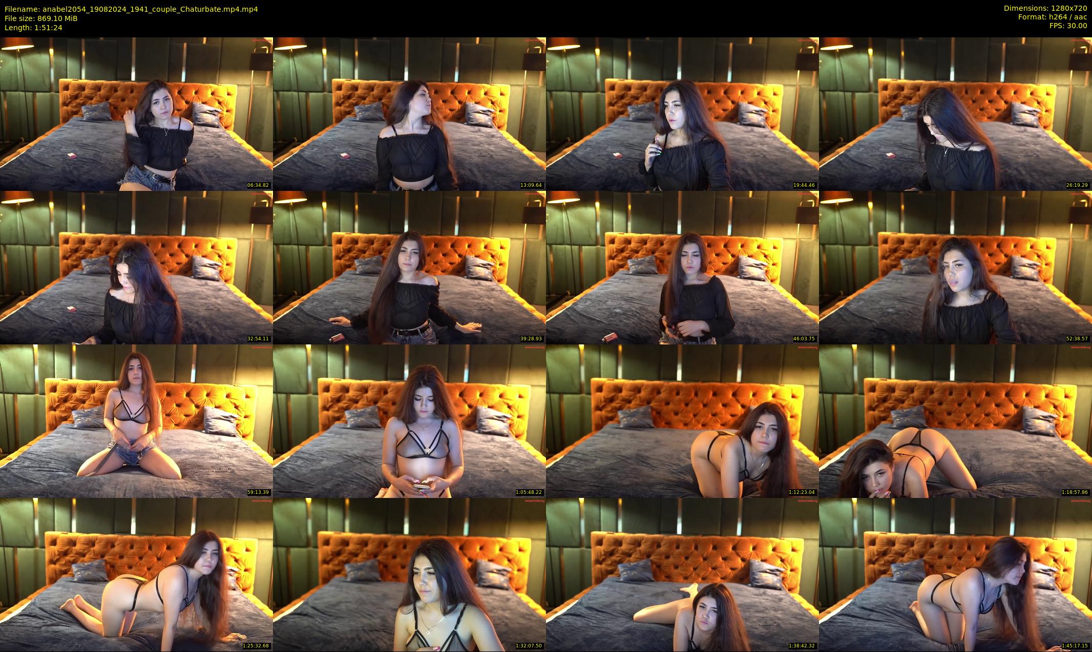 anabel2054 — 112 minute Chaturbate female cam show recording, 720p, Aug 19, 2024
