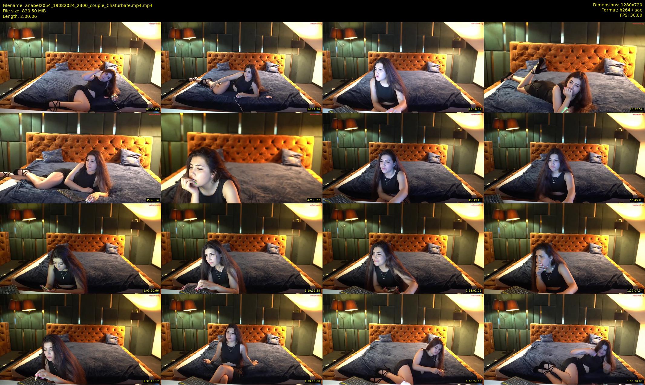 anabel2054 — 121 minute Chaturbate female cam show recording, 720p, Aug 19, 2024
