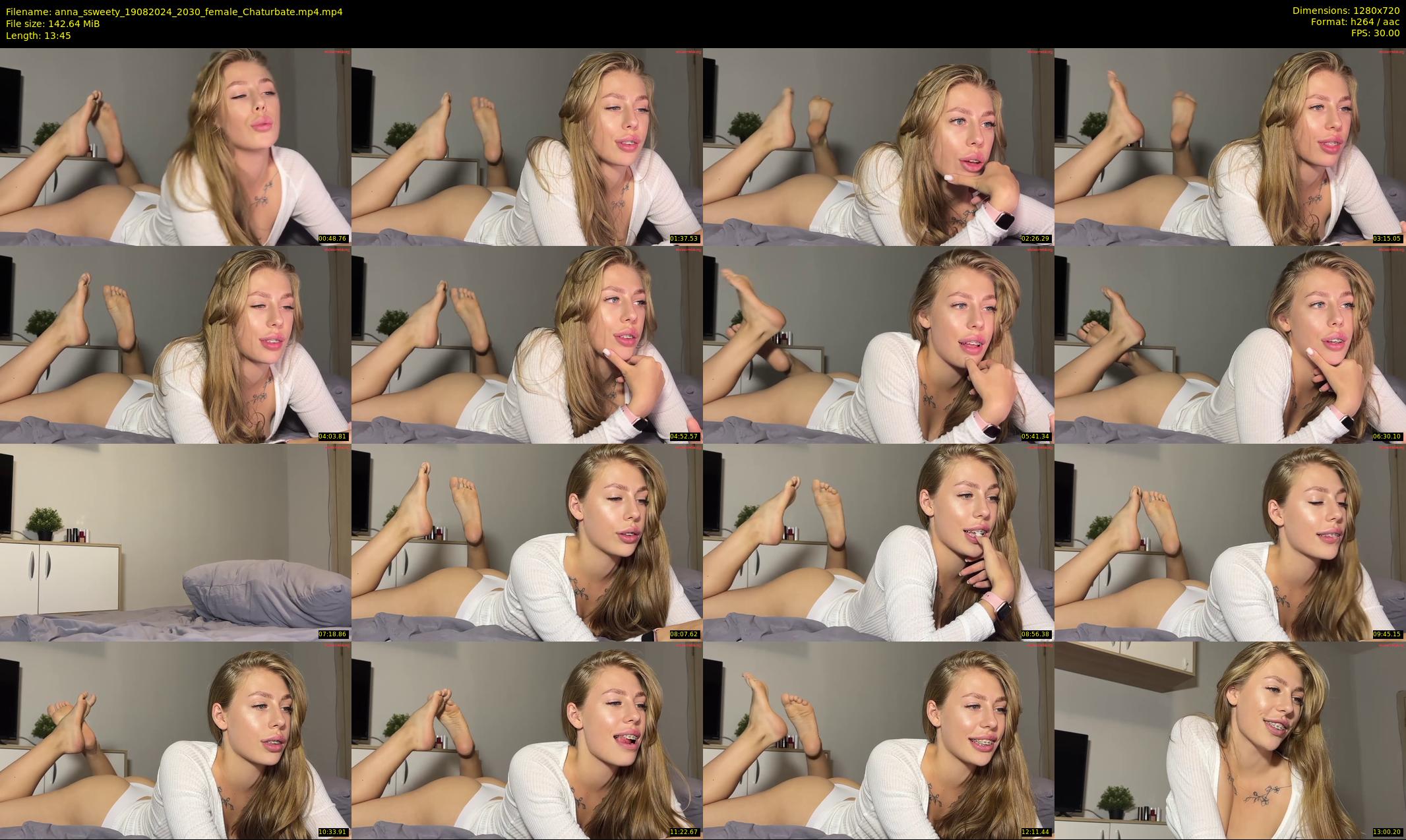 anna_ssweety — 14 minute Chaturbate female cam show recording, 720p, Aug 19, 2024