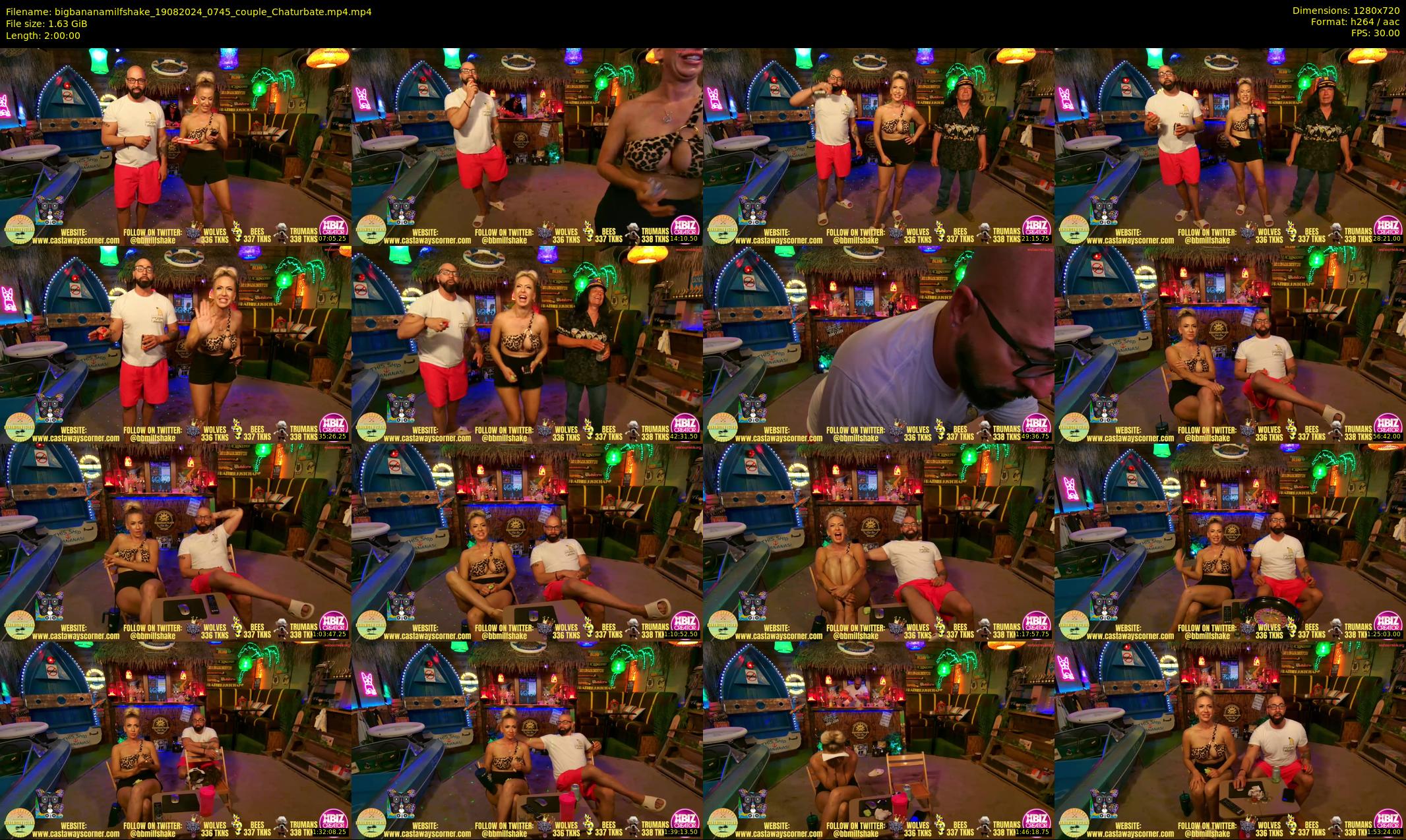 bigbananamilfshake — 120 minute Chaturbate couple cam show recording, 720p, Aug 19, 2024