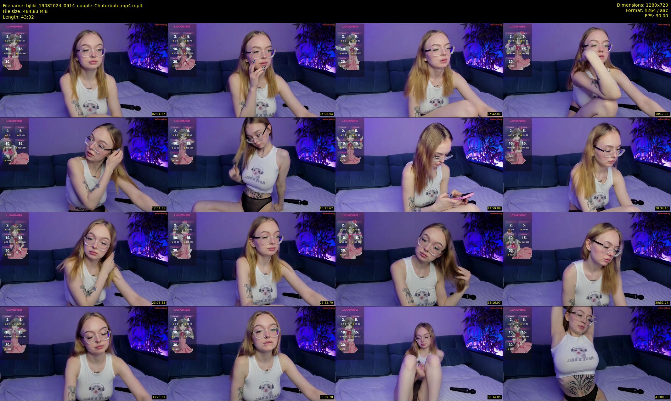 bjliki — 44 minute Chaturbate couple cam show recording, 720p, Aug 19, 2024