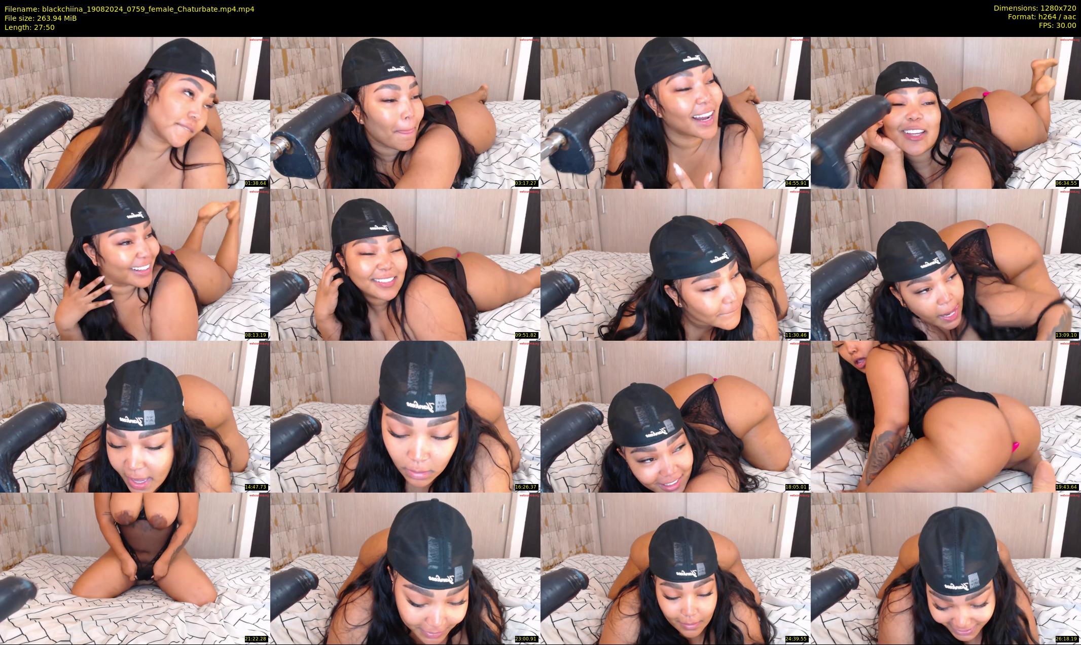 blackchiina — 28 minute Chaturbate female cam show recording, 720p, Aug 19, 2024