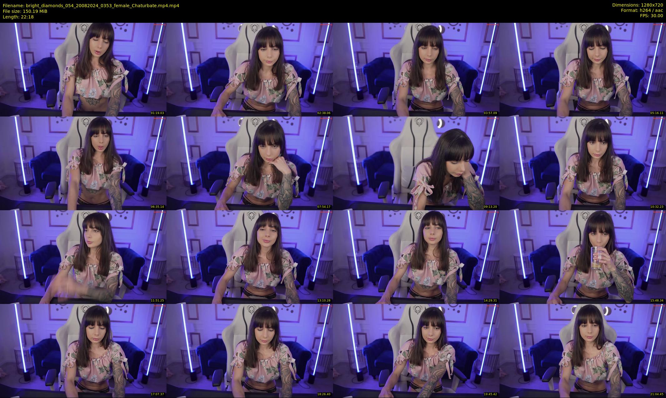 bright_diamonds_054 — 23 minute Chaturbate couple cam show recording, 720p, Aug 20, 2024