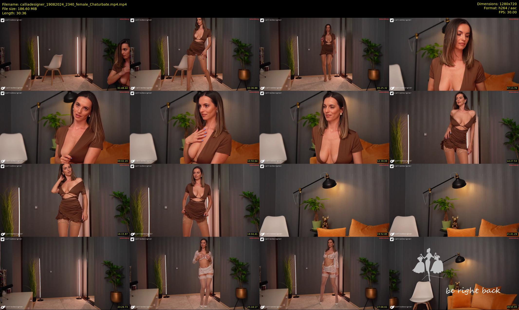 calliadesigner — 31 minute Chaturbate female cam show recording, 720p, Aug 19, 2024