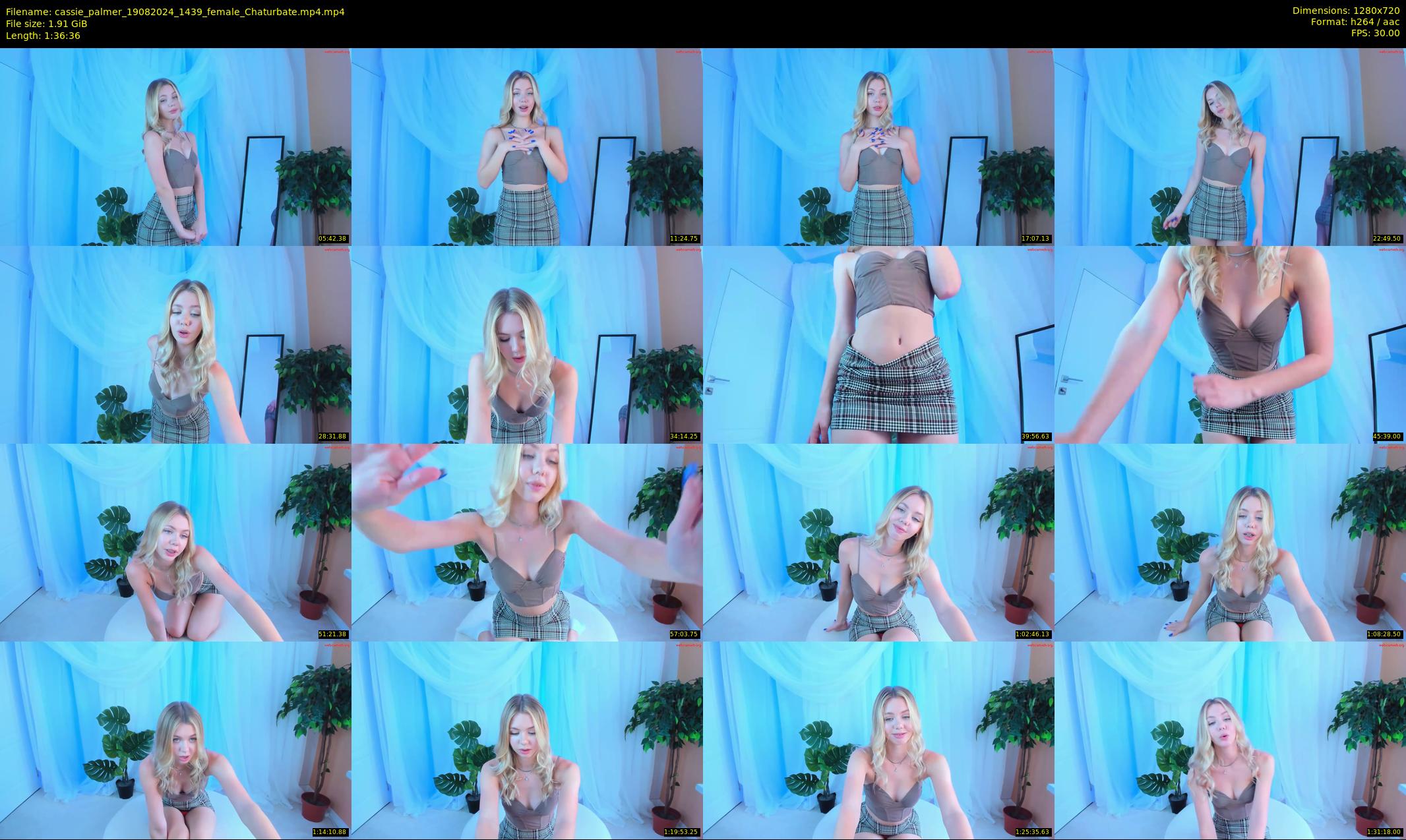 cassie_palmer — 97 minute Chaturbate female cam show recording, 720p, Aug 19, 2024