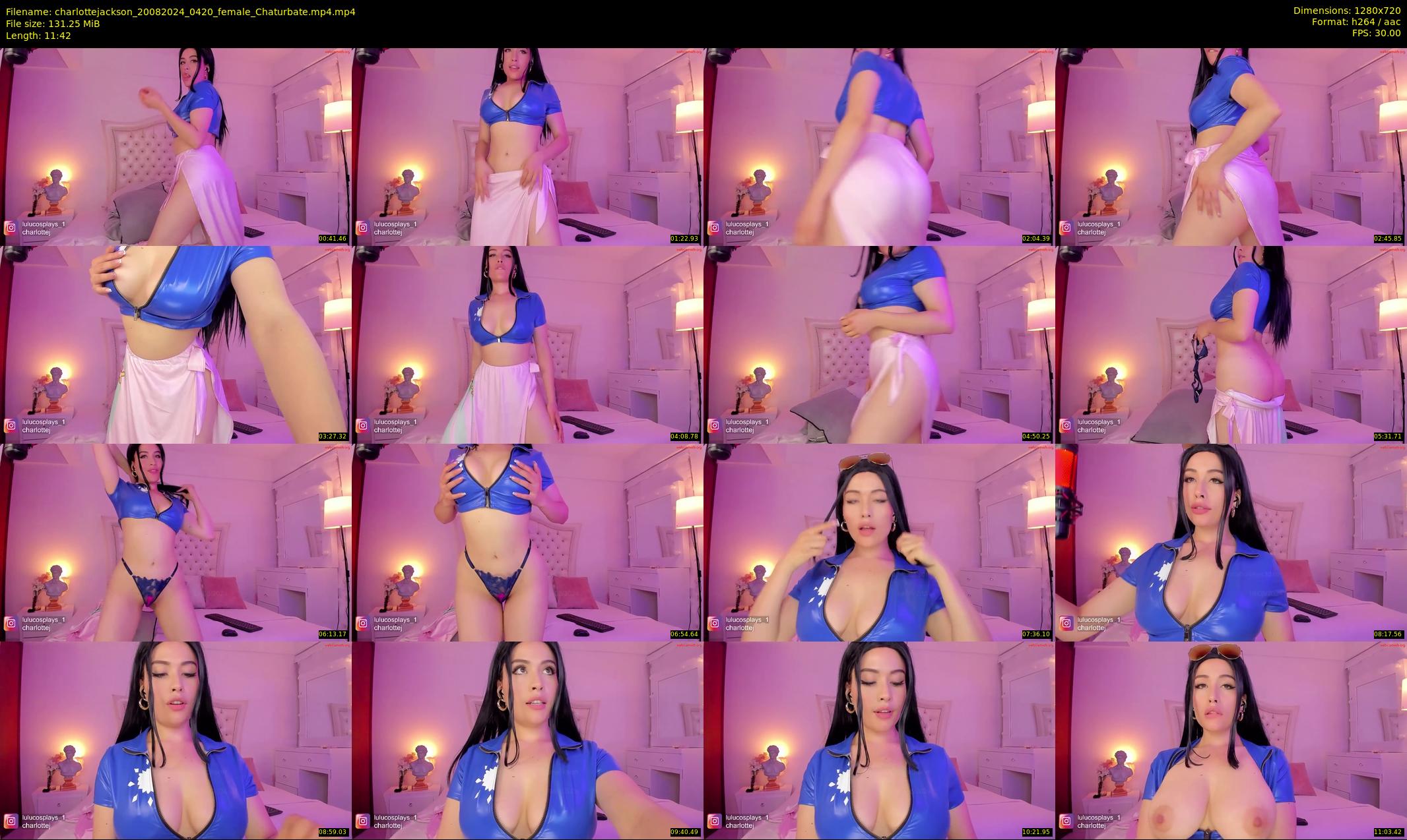 charlottejackson — 12 minute Chaturbate female cam show recording, 720p, Aug 20, 2024