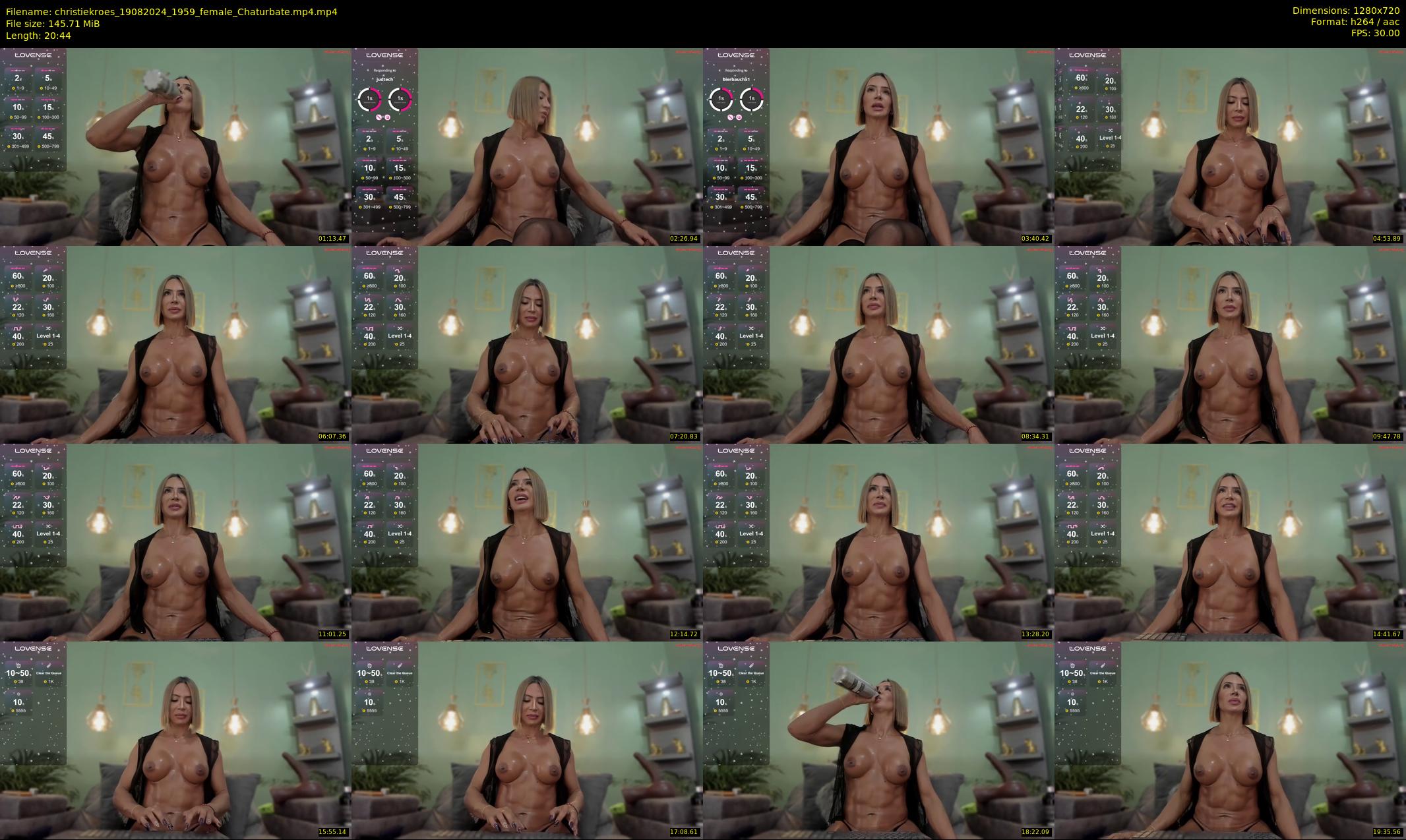 christiekroes — 21 minute Chaturbate female cam show recording, 720p, Aug 19, 2024