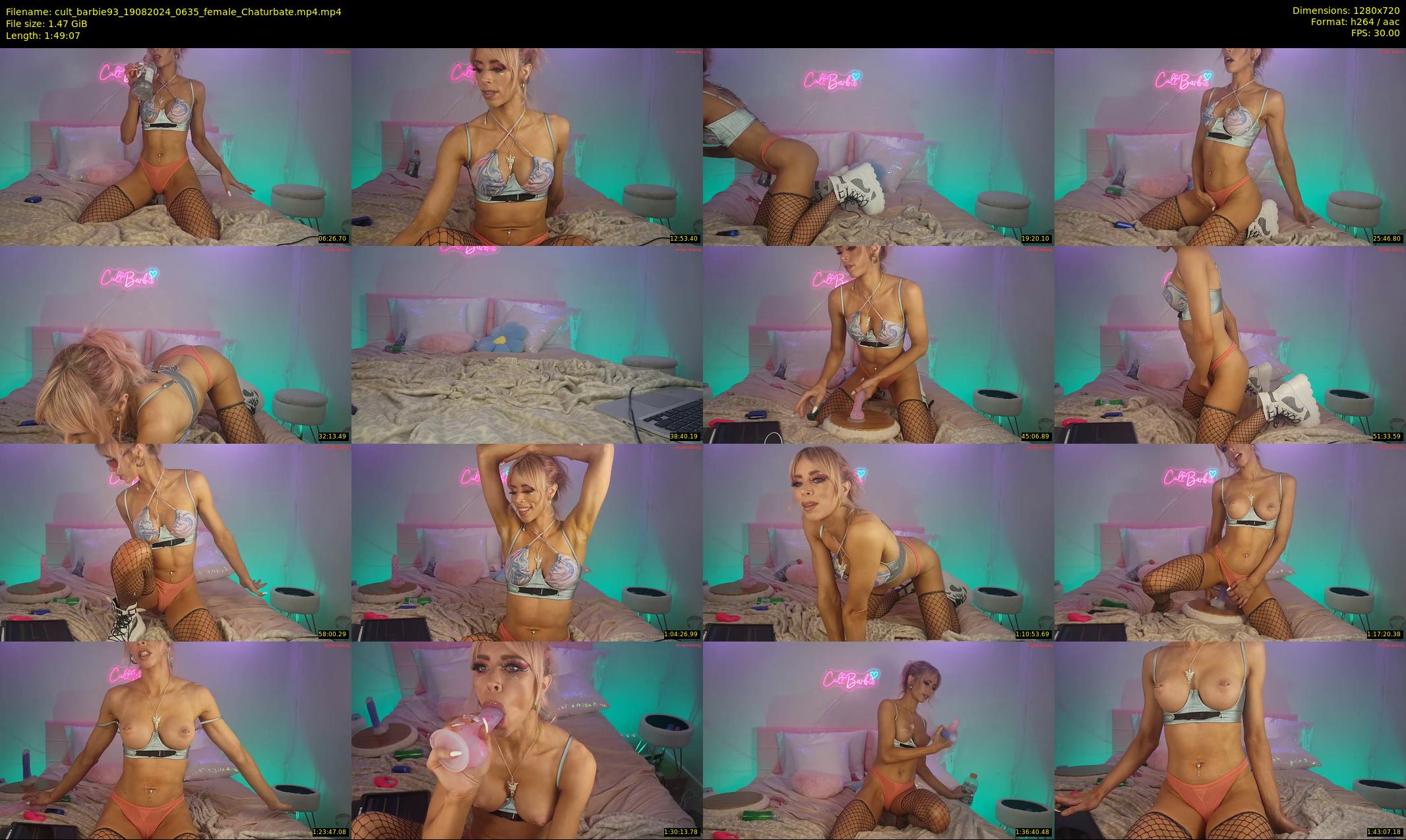 cult_barbie93 — 110 minute Chaturbate female cam show recording, 720p, Aug 19, 2024