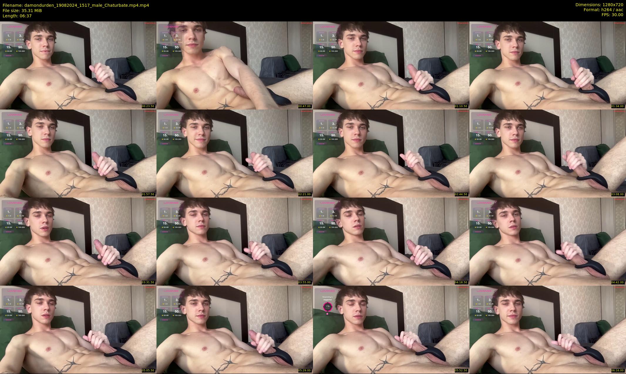 damondurden — 7 minute Chaturbate male cam show recording, 720p, Aug 19, 2024