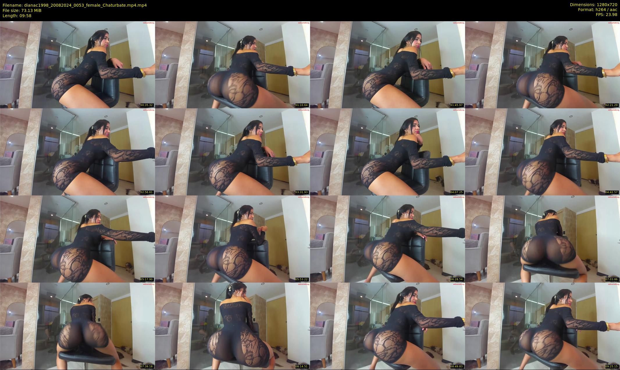 dianac1998 — 10 minute Chaturbate female cam show recording, 720p, Aug 20, 2024