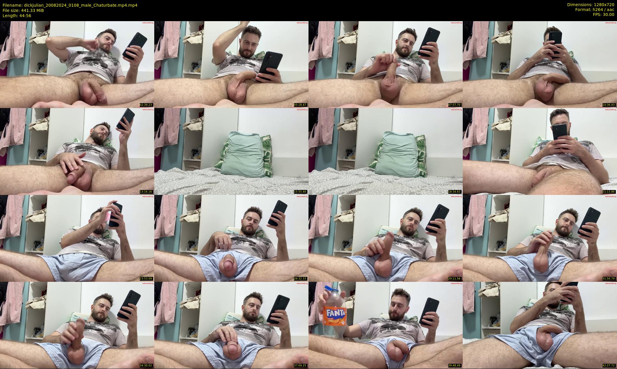 dickjulian — 45 minute Chaturbate male cam show recording, 720p, Aug 20, 2024