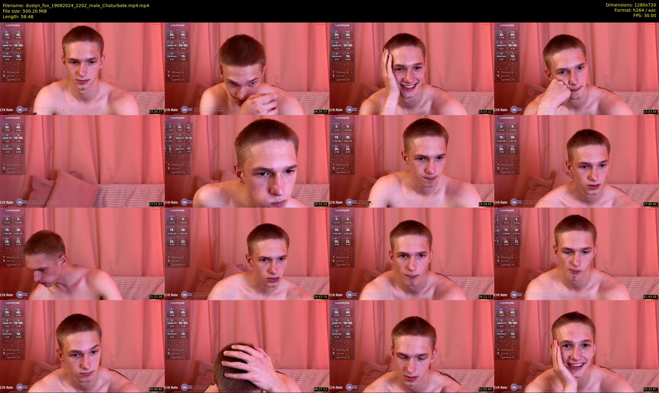 dustyn_fox — 59 minute Chaturbate male cam show recording, 720p, Aug 19, 2024