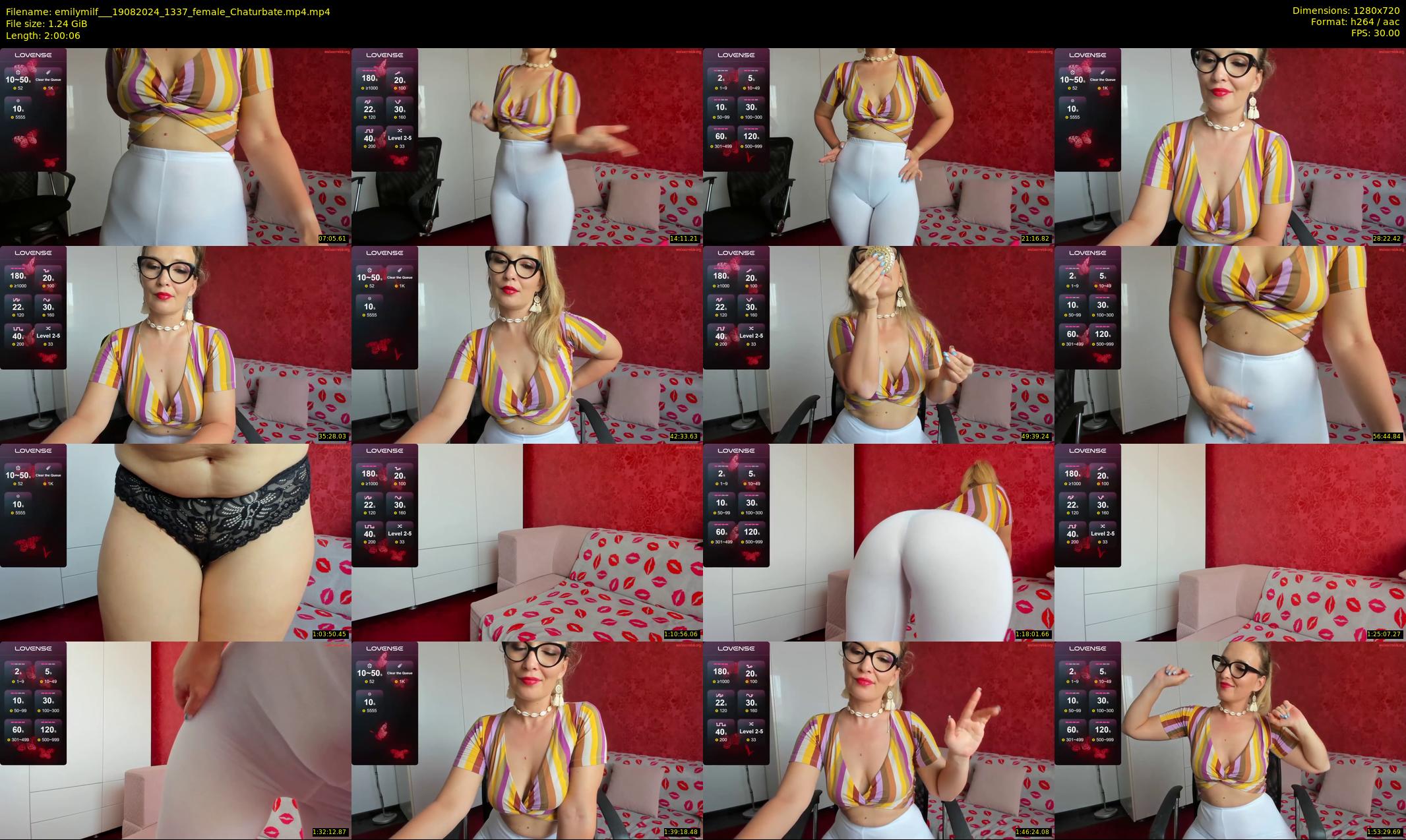 emilymilf__ — 121 minute Chaturbate female cam show recording, 720p, Aug 19, 2024