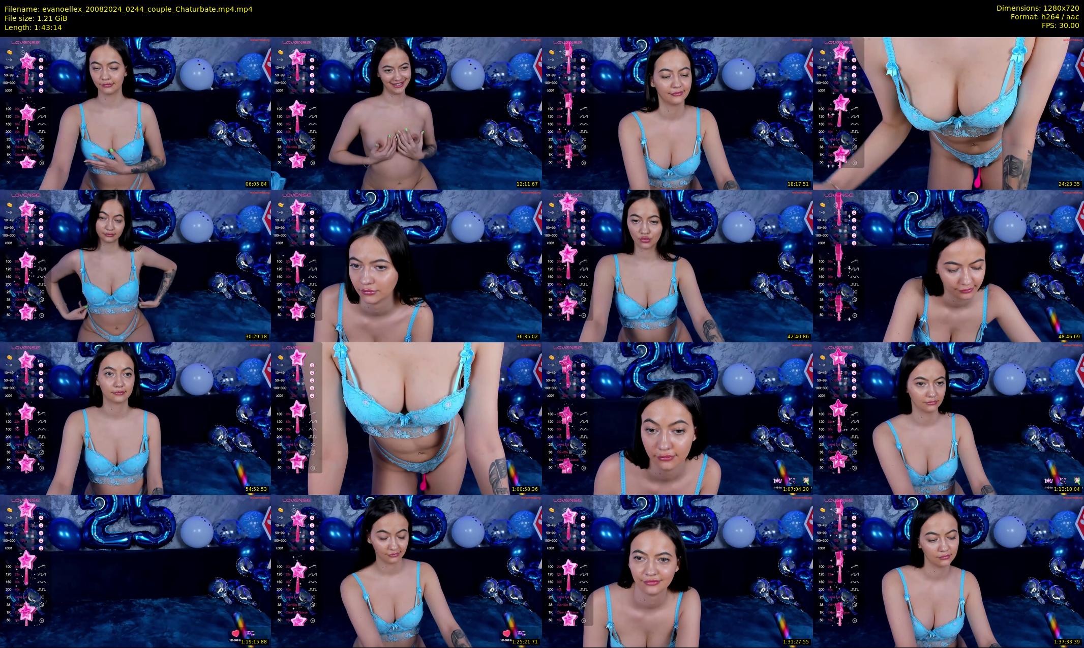 evanoellex — 104 minute Chaturbate female cam show recording, 720p, Aug 20, 2024