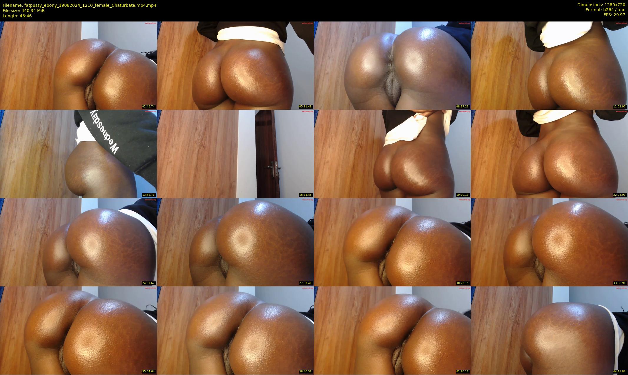 fatpussy_ebony — 47 minute Chaturbate female cam show recording, 720p, Aug 19, 2024