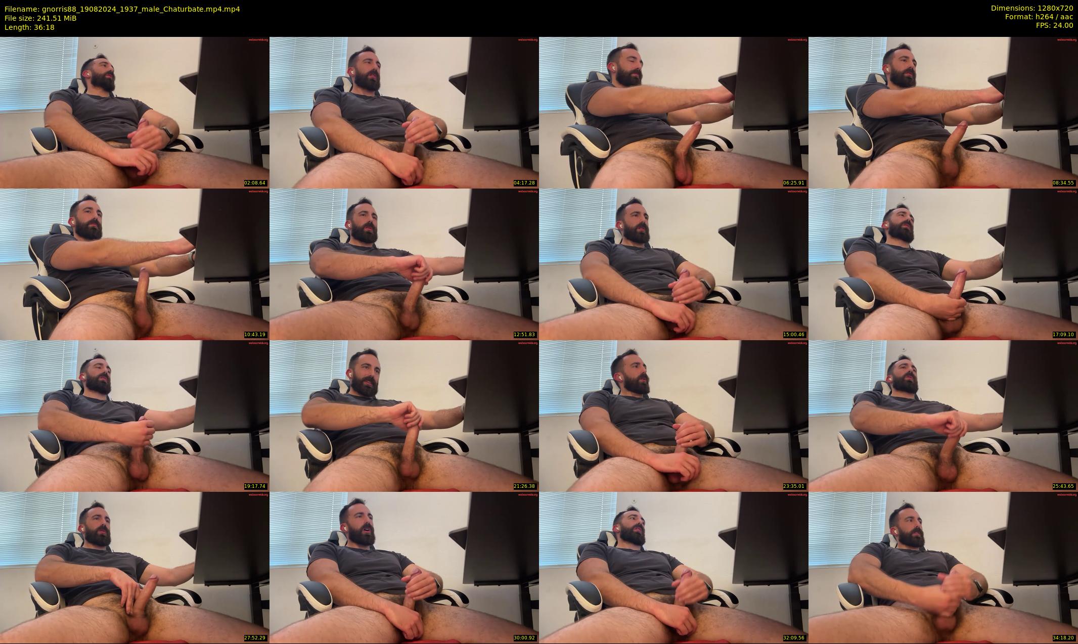 gnorris88 — 37 minute Chaturbate male cam show recording, 720p, Aug 19, 2024