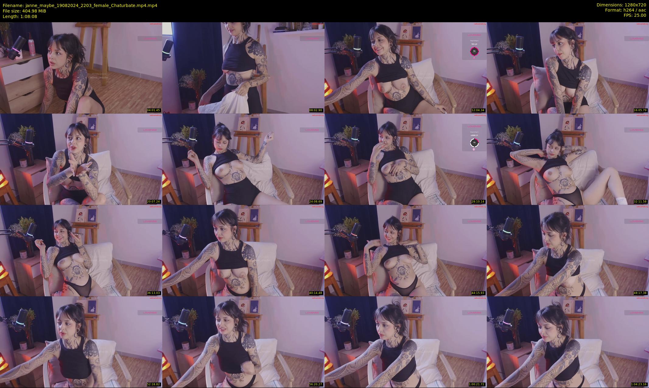 janne_maybe — 69 minute Chaturbate female cam show recording, 720p, Aug 19, 2024