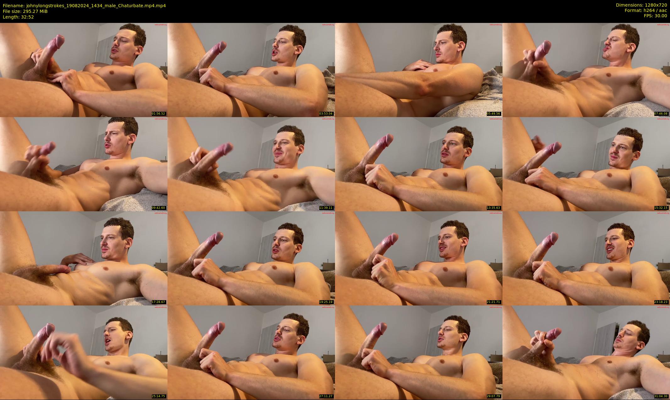 johnylongstrokes — 33 minute Chaturbate male cam show recording, 720p, Aug 19, 2024